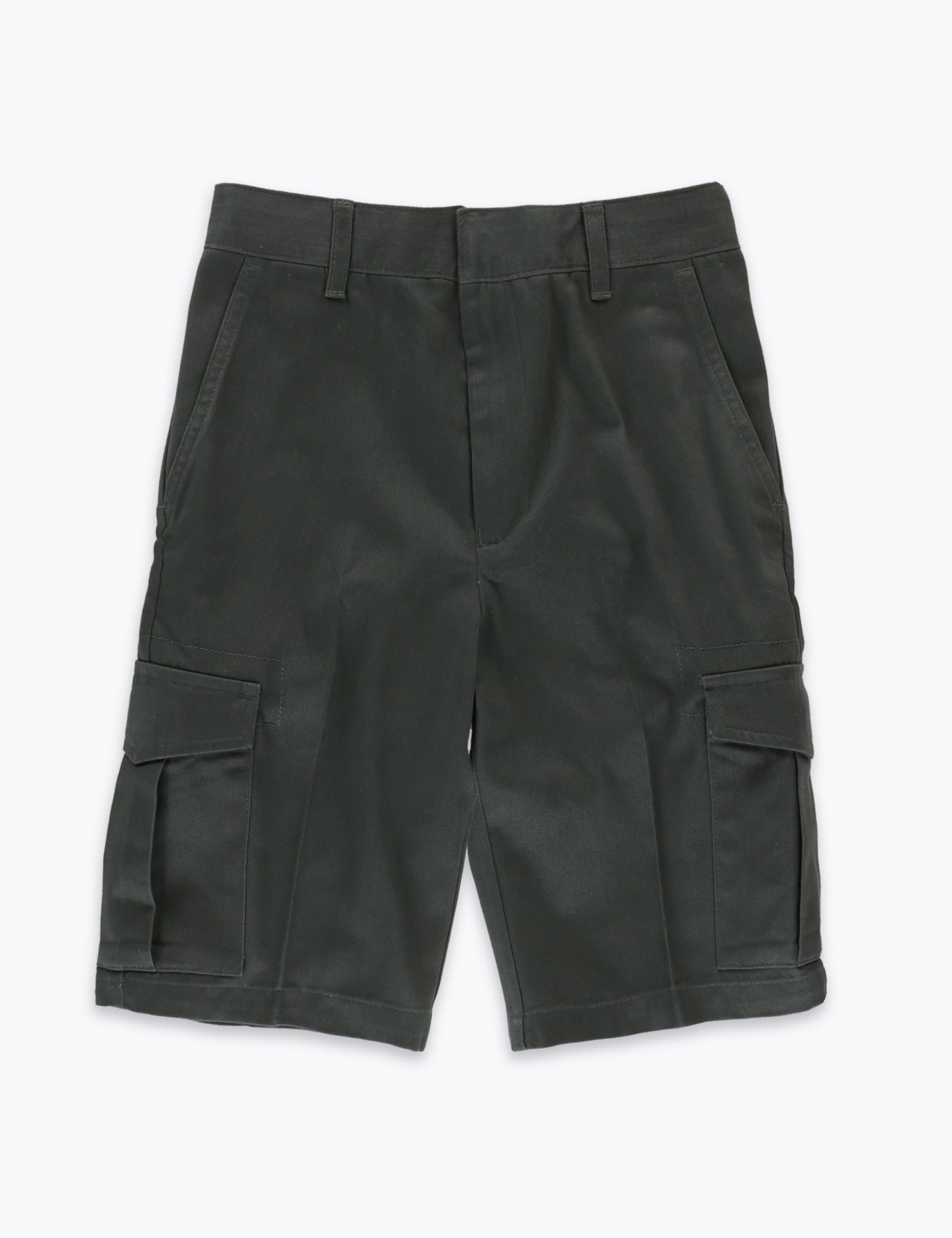Boys' Pure Cotton Skin Kind™ School Shorts 2 of 5