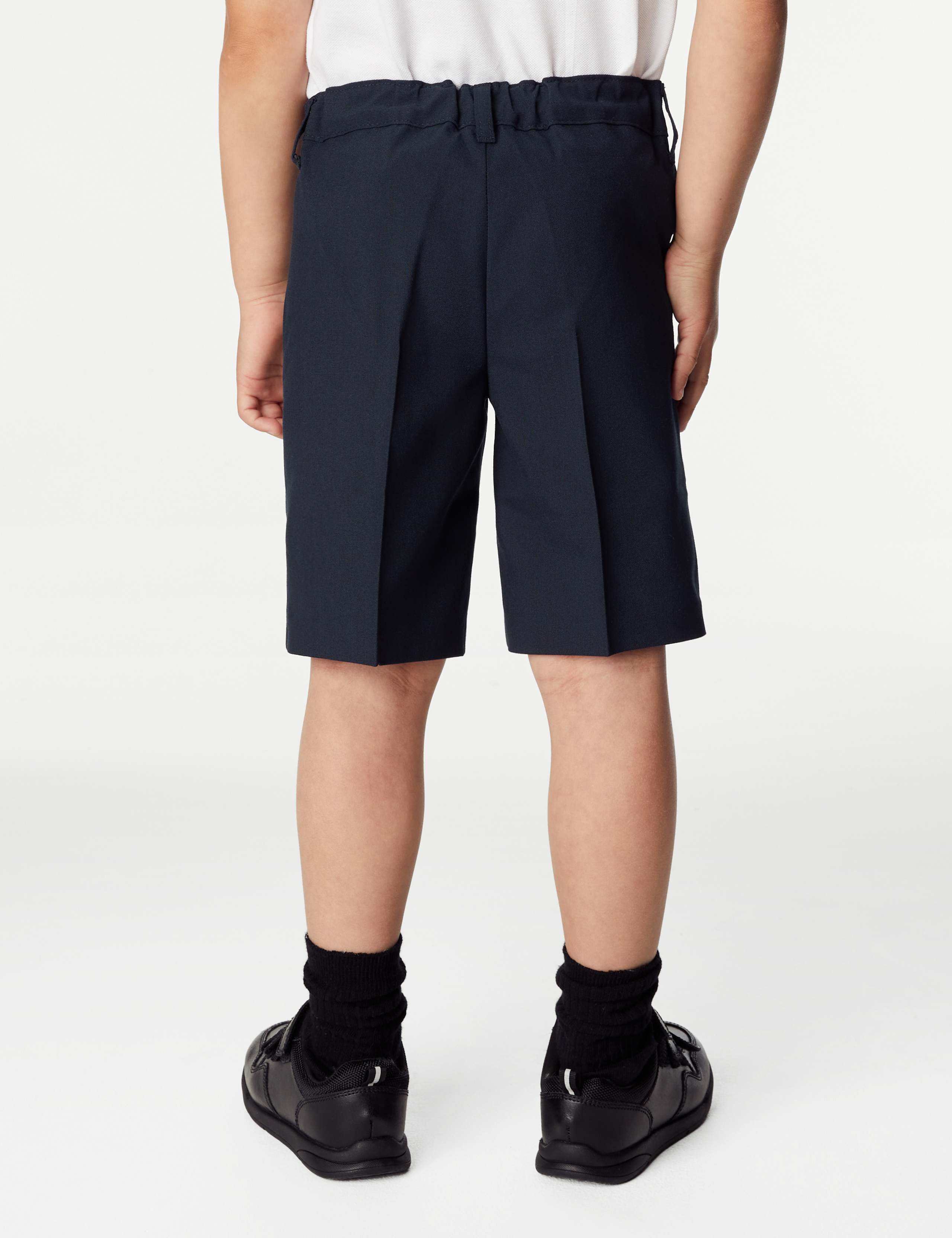 2pk Boys' Regular Leg School Shorts (2-14 Yrs) 3 of 4