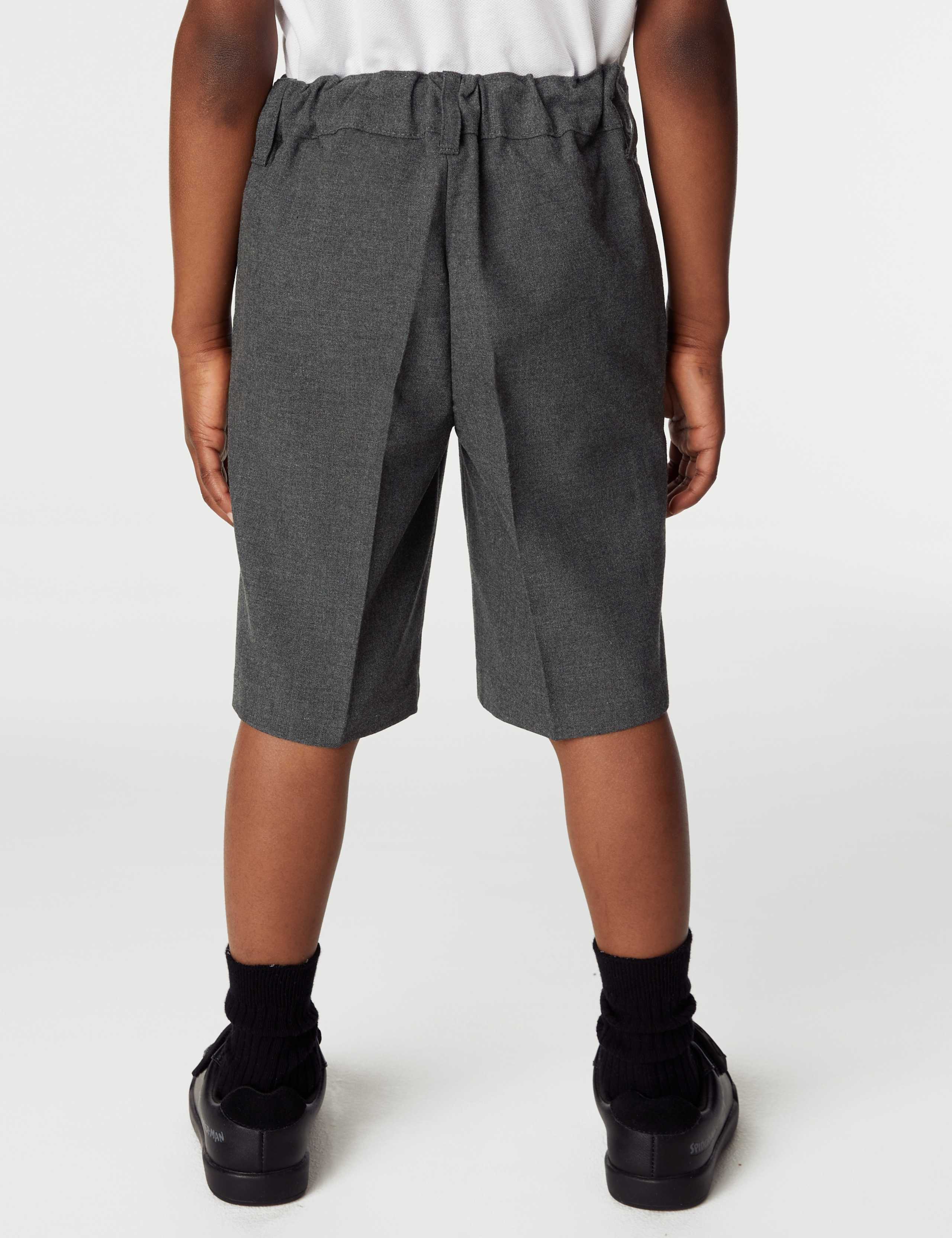 2pk Boys' Slim Leg School Shorts (2-14 Yrs) 4 of 4