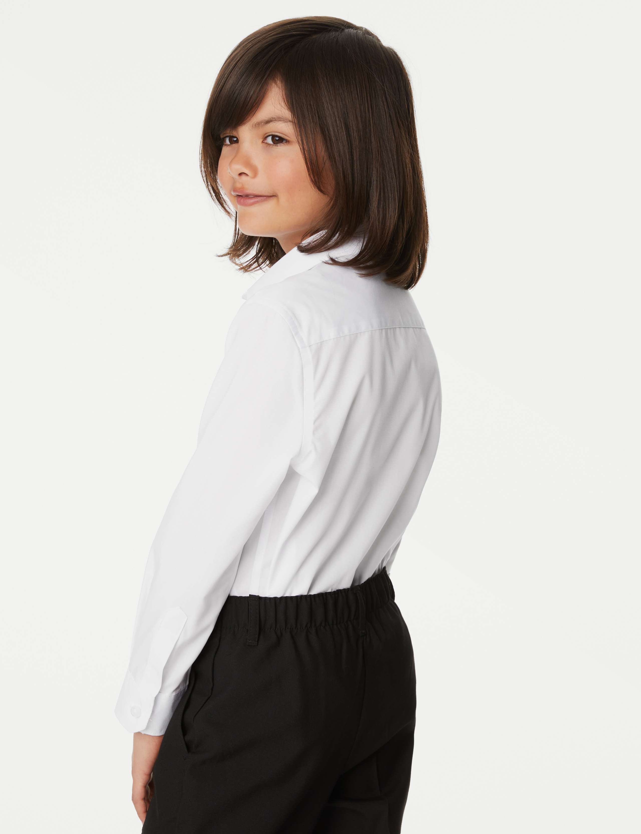 2 Pack Boys' Non-Iron School Shirts (2-18 Yrs) 5 of 7