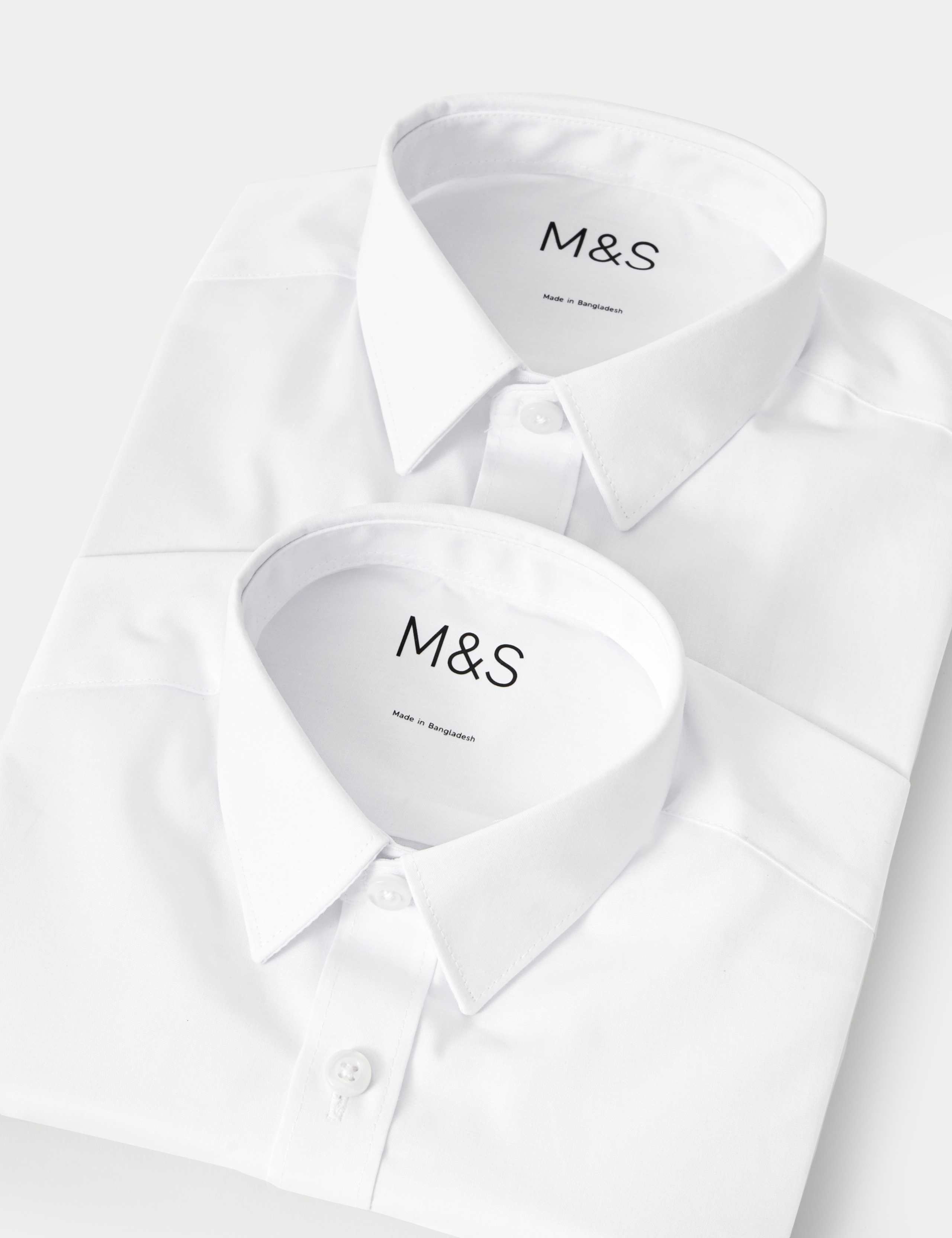 2 Pack Boys' Non-Iron School Shirts (2-18 Yrs) 7 of 7