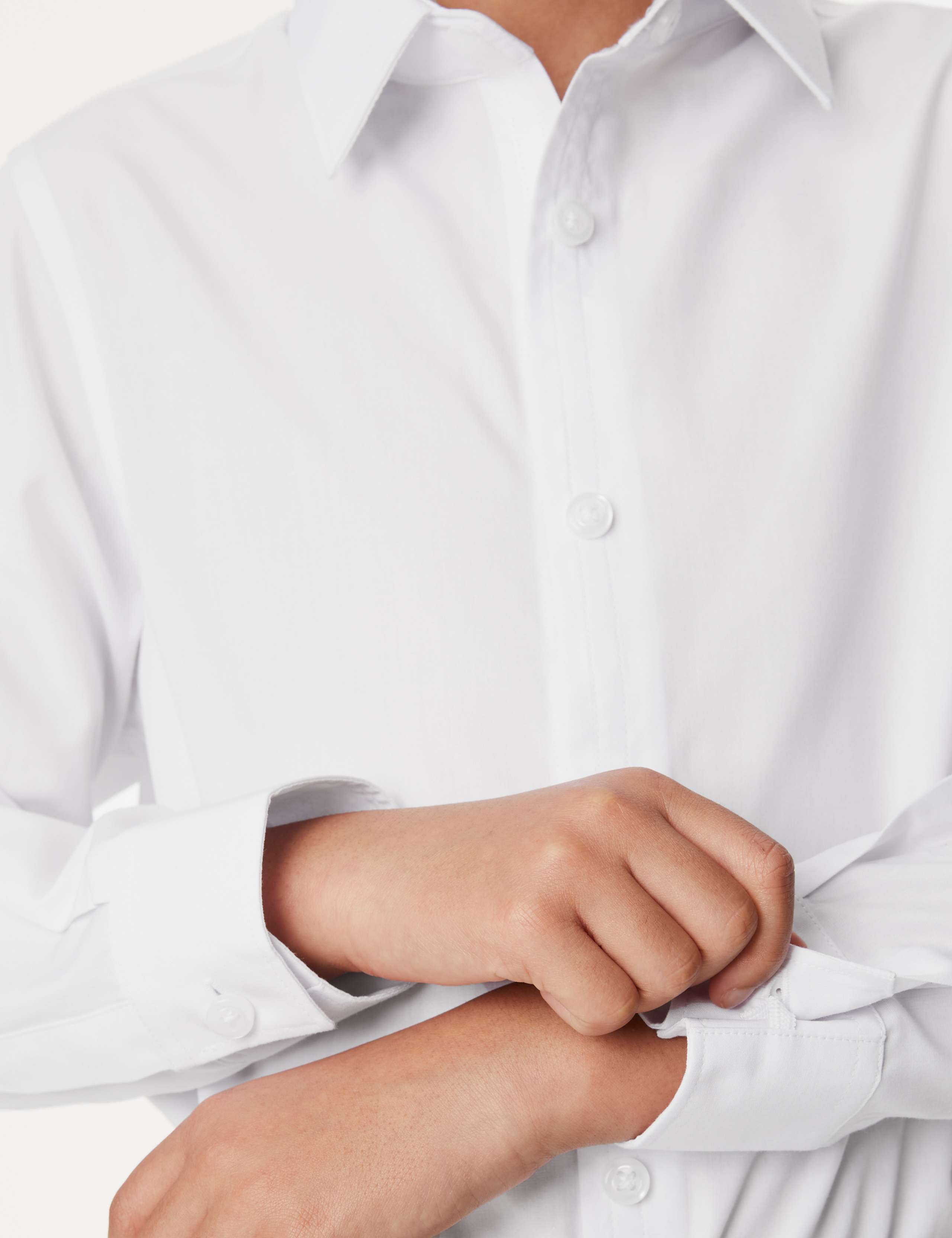 3 Pack Boys' Easy Dressing Easy Iron School Shirts (3-18 Yrs) 6 of 8