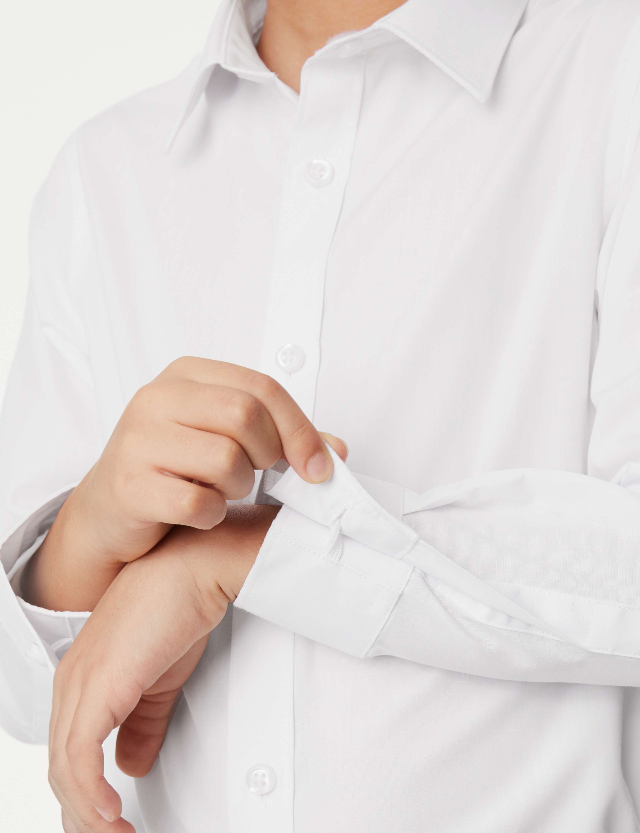 5 Pack Boys' Regular Fit Easy to Iron School Shirts (2-18 Yrs) 5 of 7