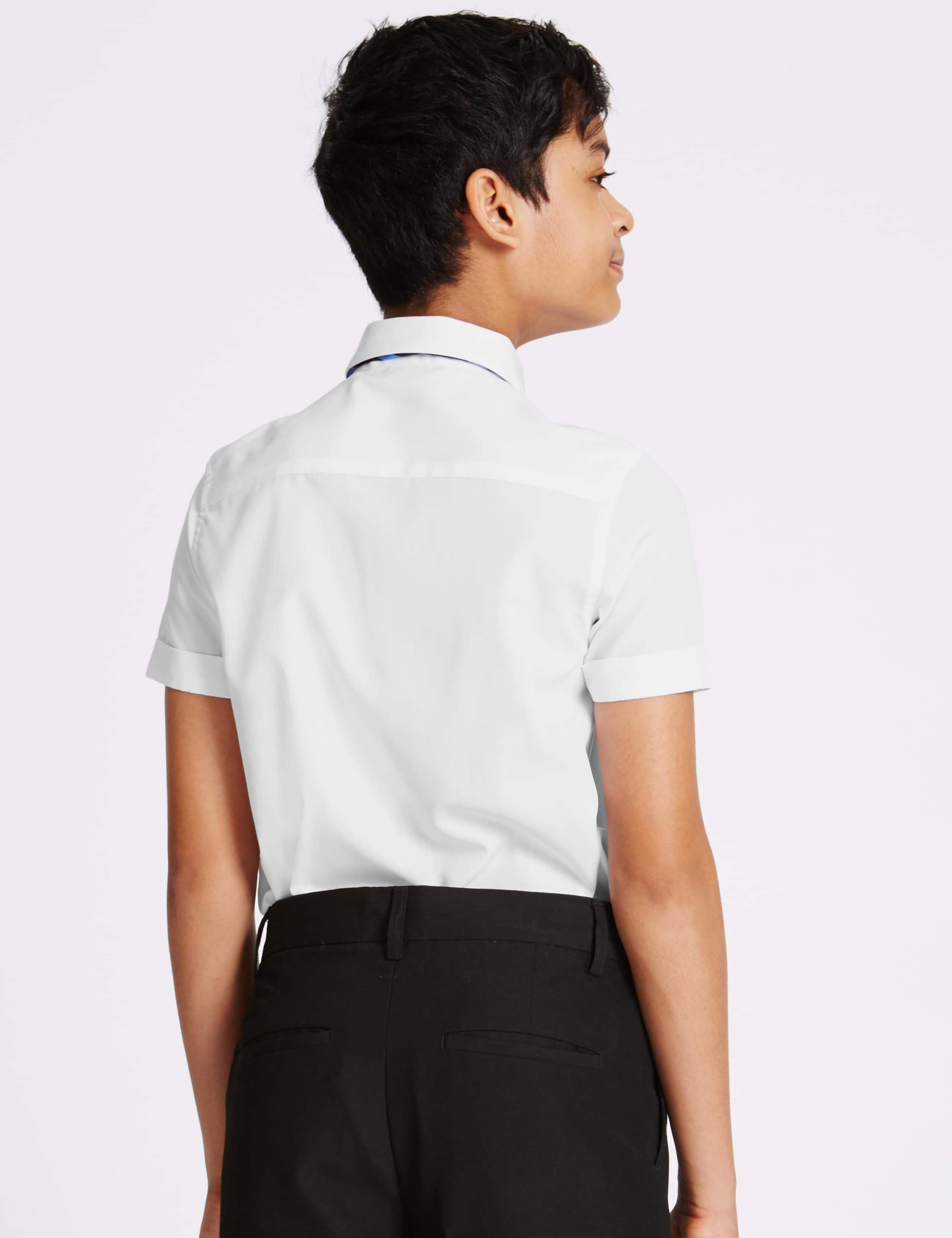 2 Pack Senior Boys' Non-Iron Shirts 3 of 3