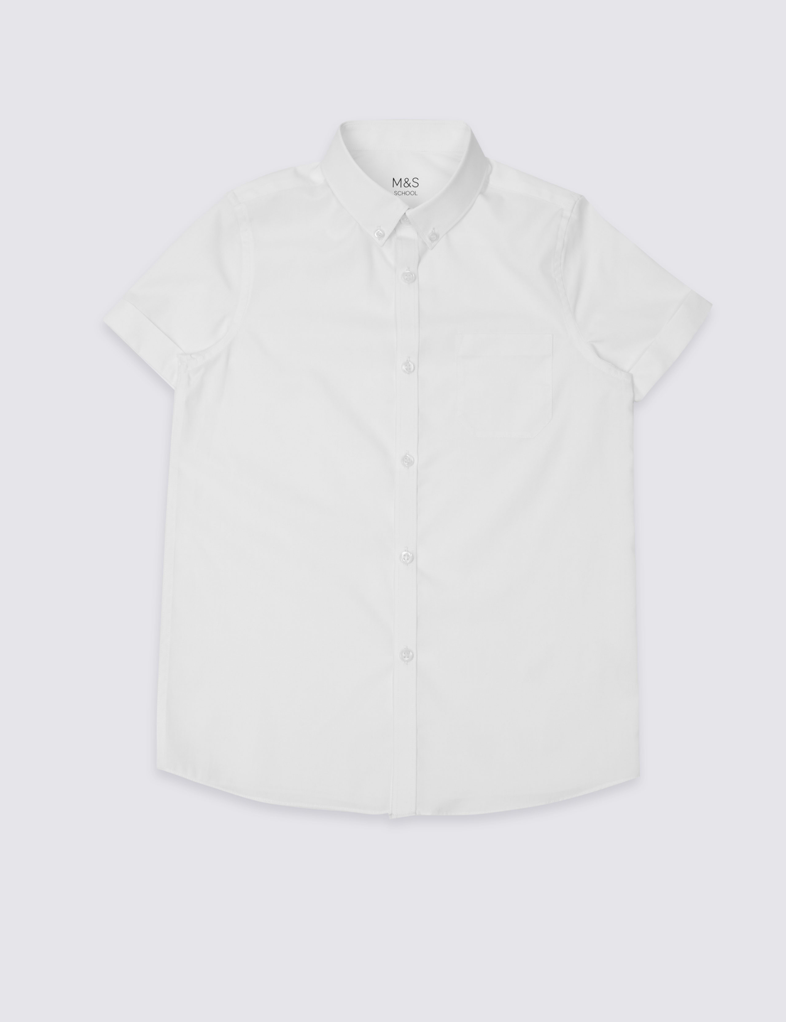 2 Pack Senior Boys' Non-Iron Shirts 2 of 3