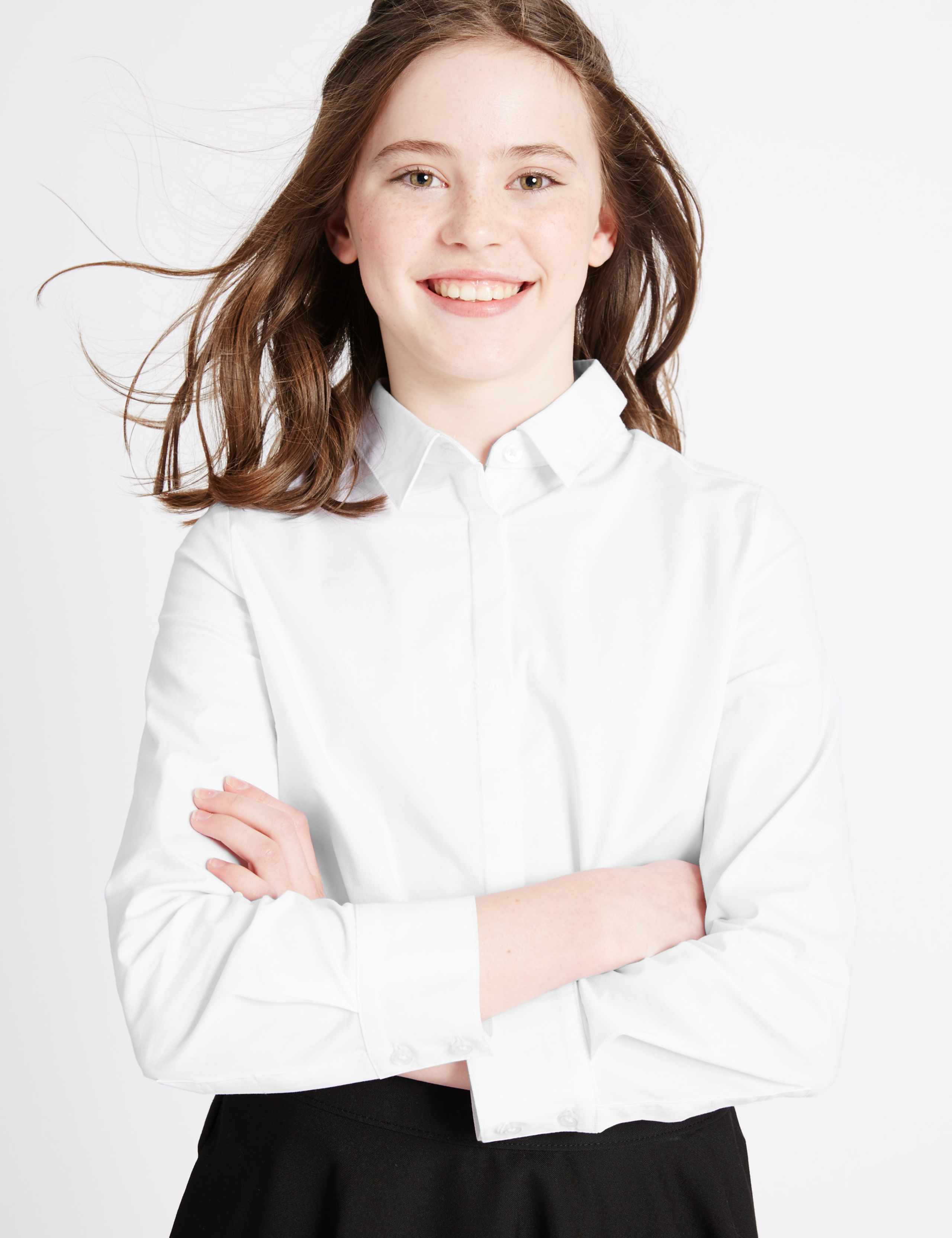 Senior Girls' Slim Fit Blouse 1 of 4