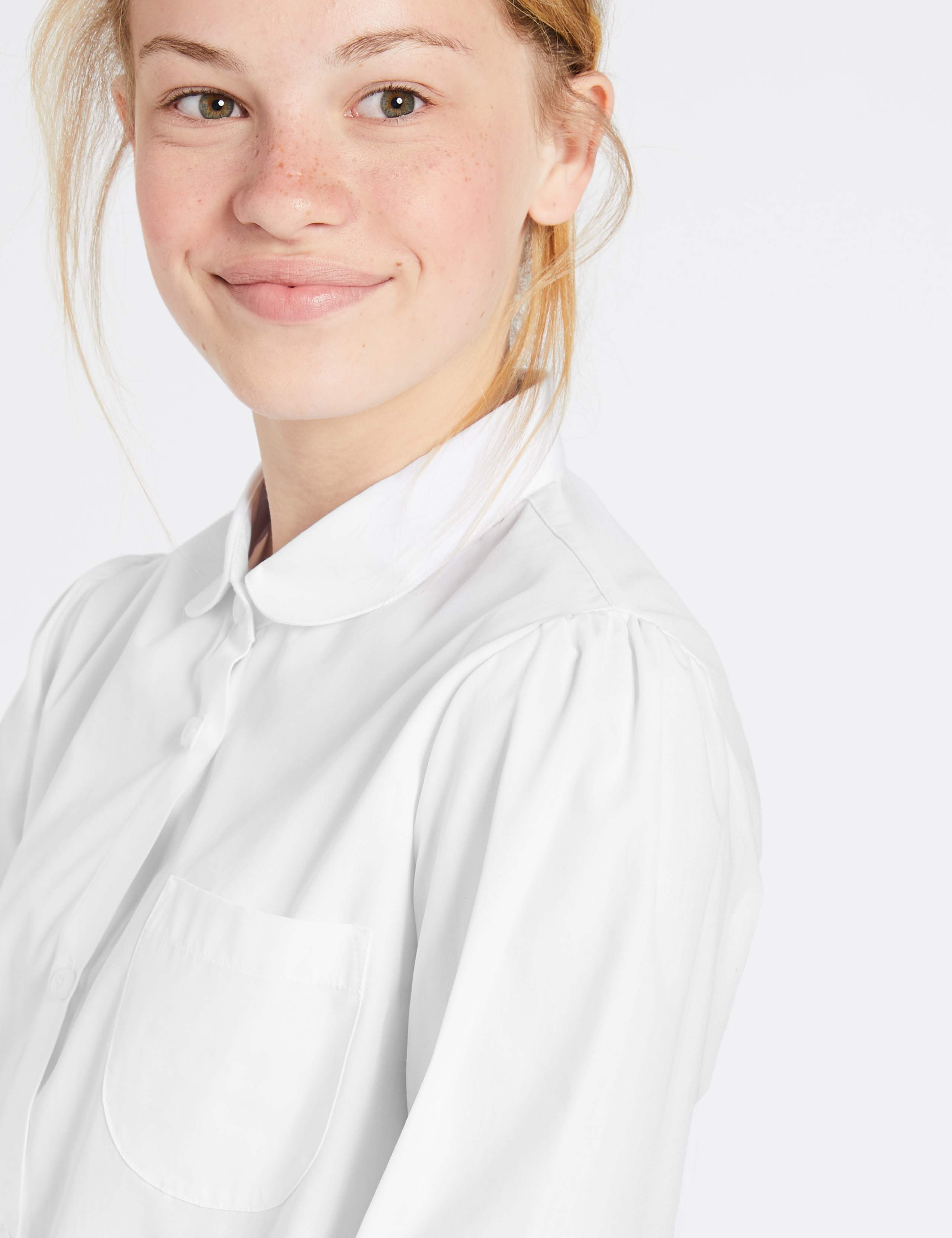 Senior Girls' Slim Fit Easy to Iron Blouse 4 of 5