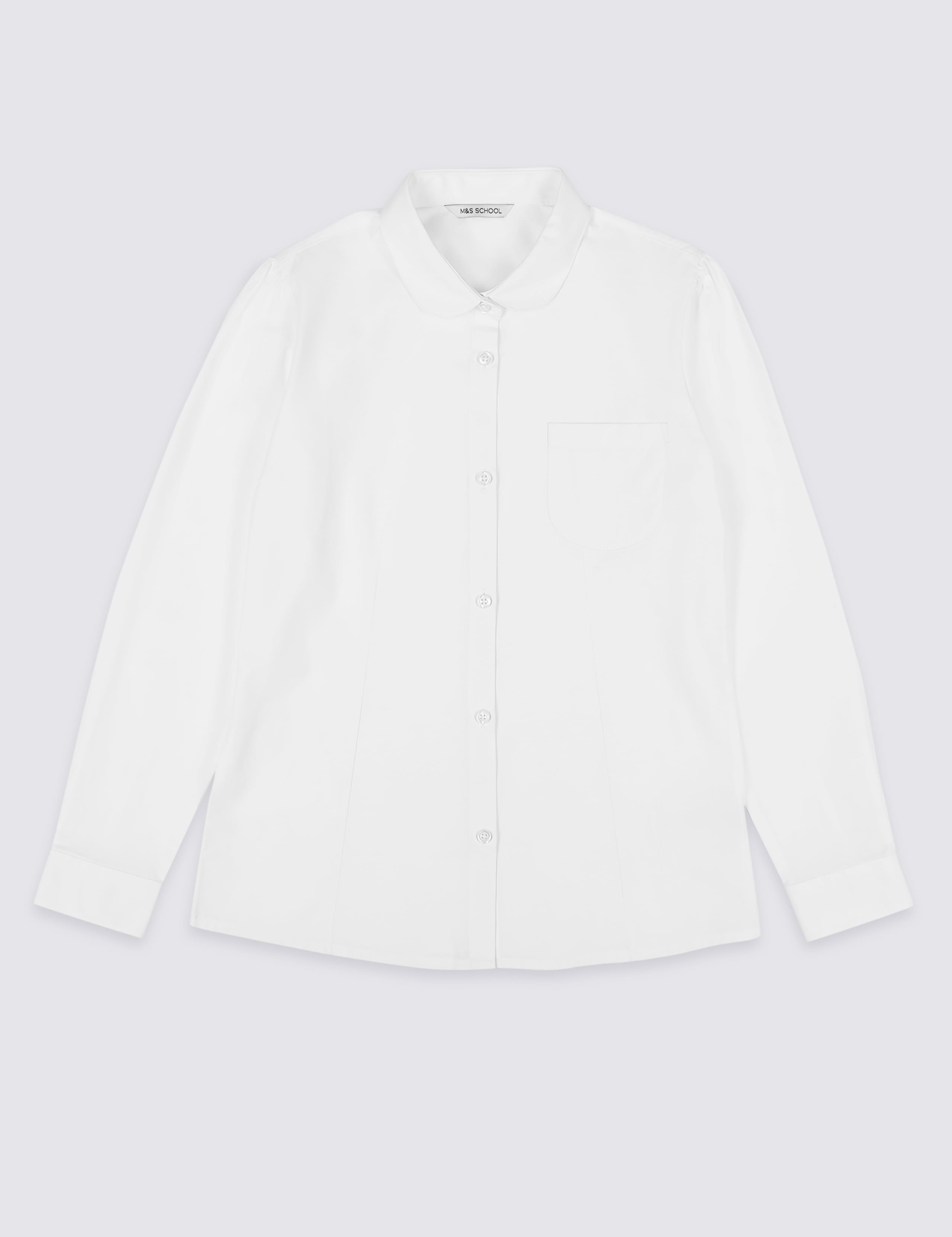 Senior Girls' Slim Fit Easy to Iron Blouse 2 of 5