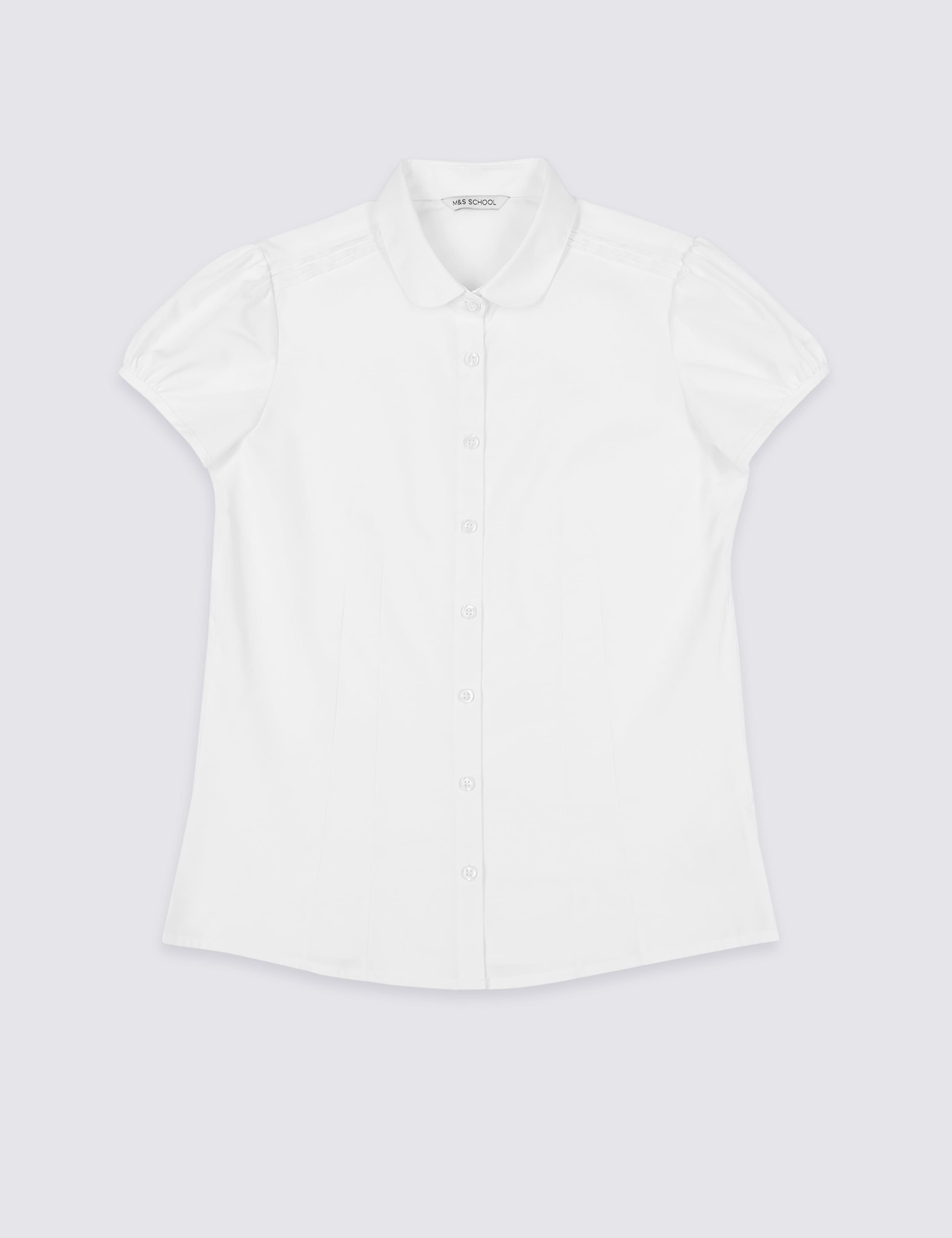 Senior Girls' Pintuck Easy to Iron Blouse 2 of 5
