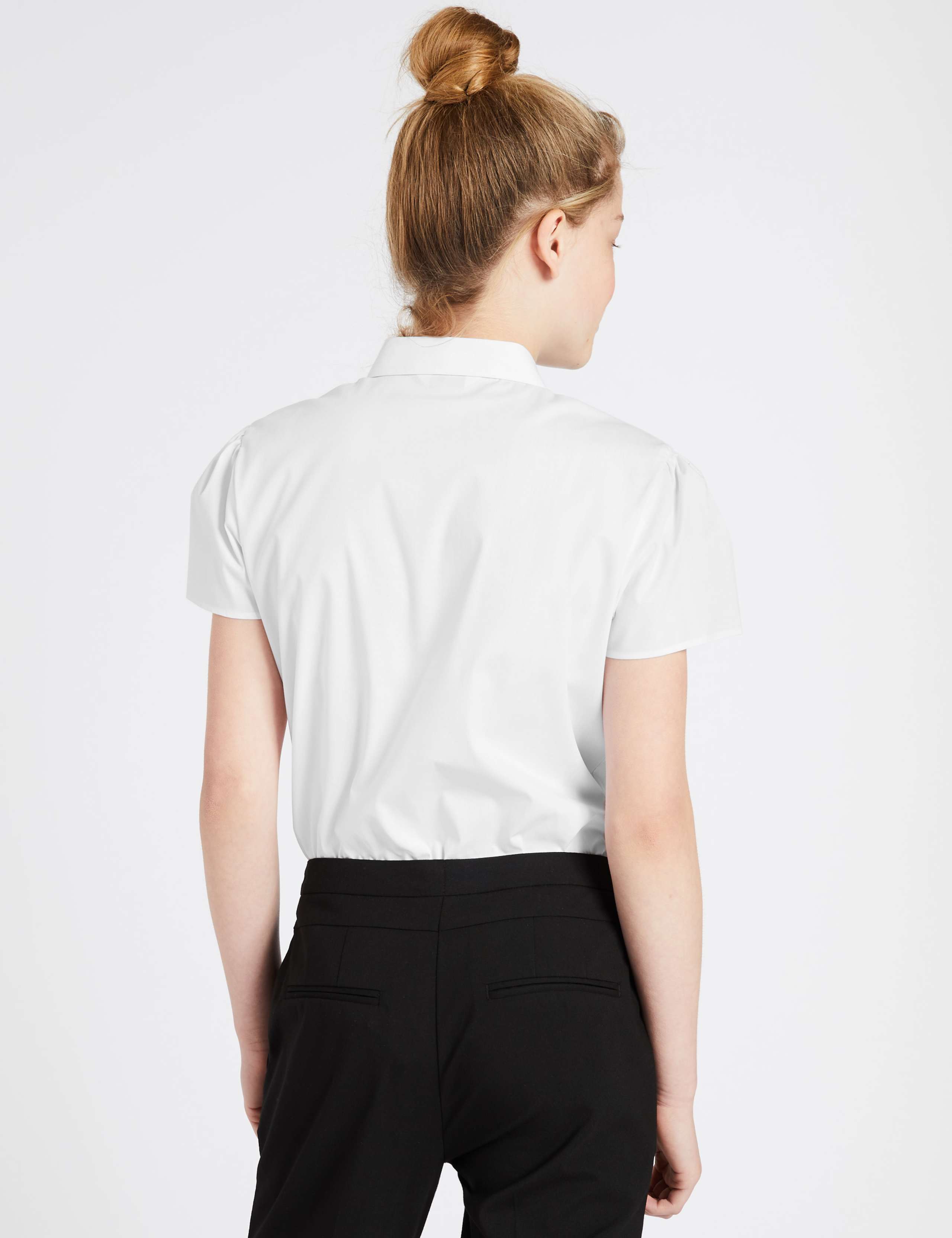 Senior Girls' Non-Iron School Blouse 3 of 4