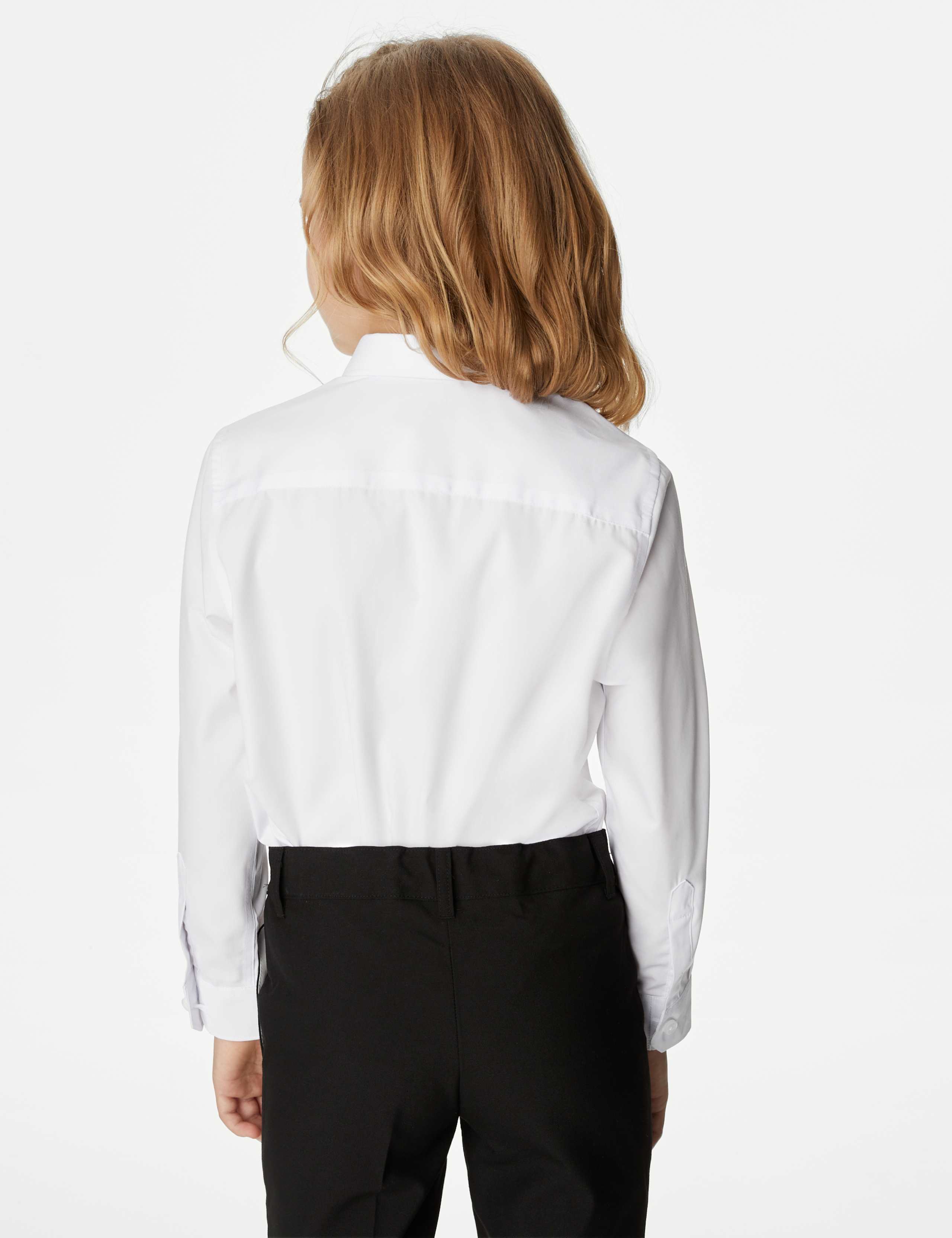 2 Pack Girls' Non-Iron School Shirts (2-18 Yrs) 5 of 7