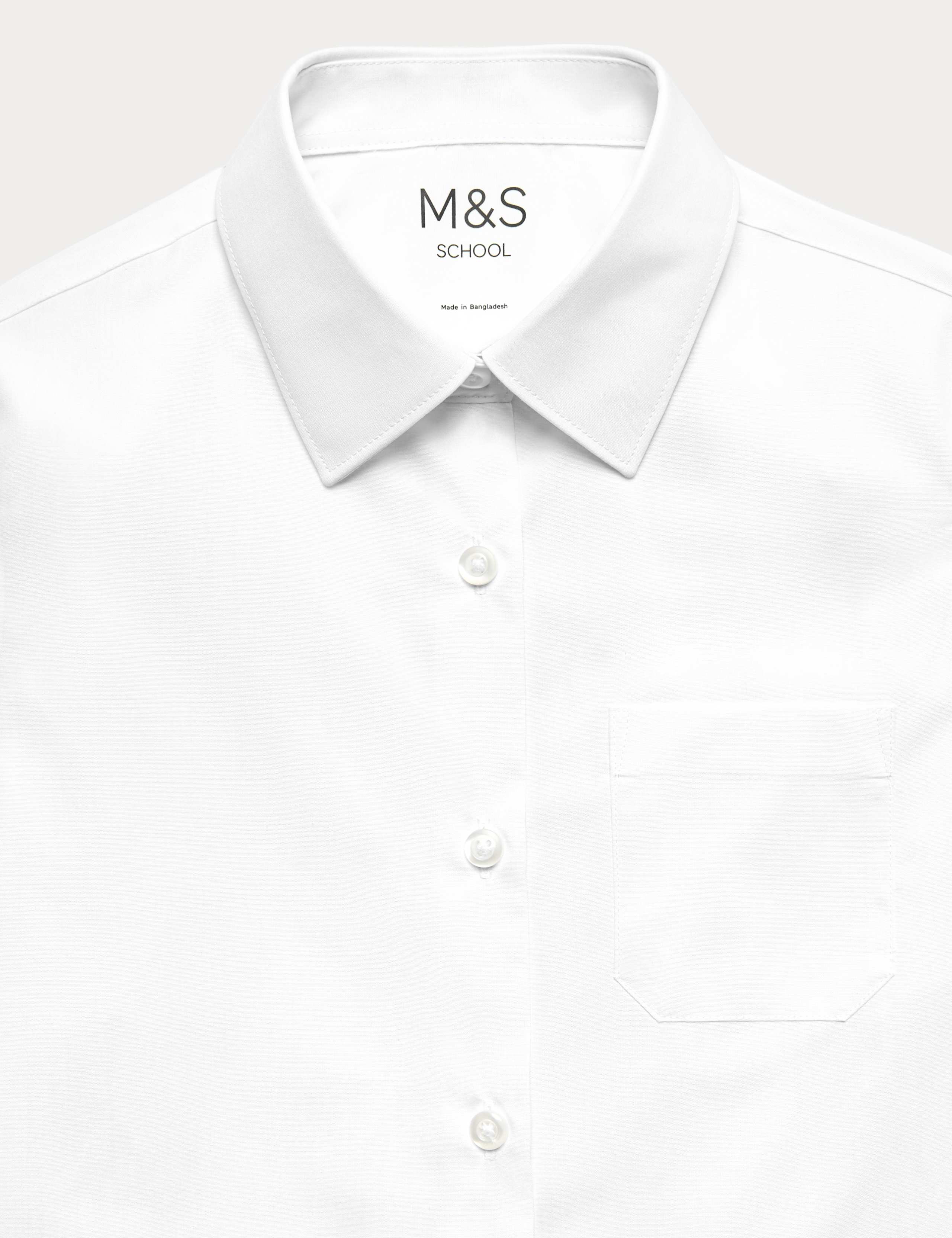 2 Pack Girls' Non-Iron School Shirts (2-18 Yrs) 7 of 8