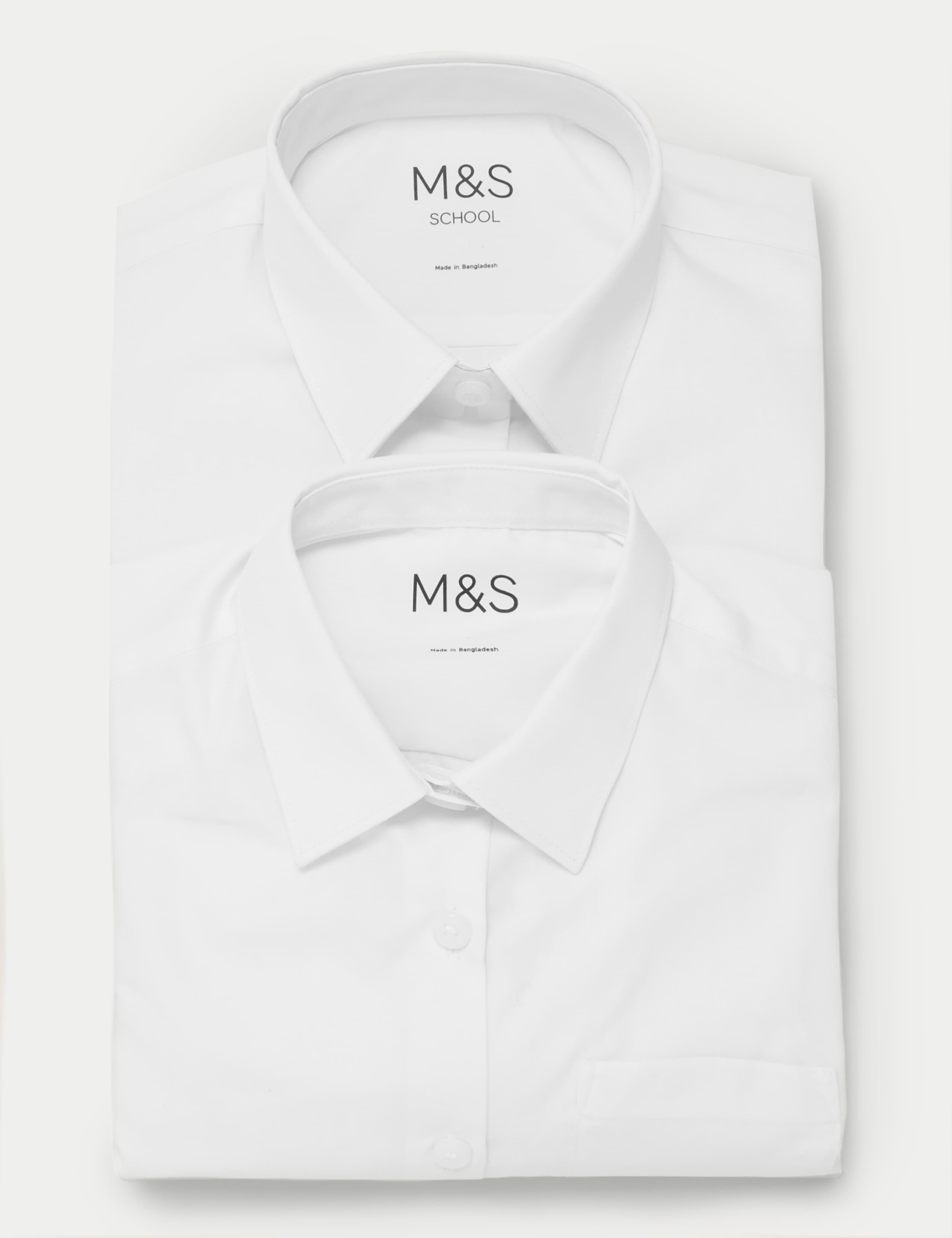 2pk Girls' Non-Iron School Shirts (2-18 Yrs) 7 of 7
