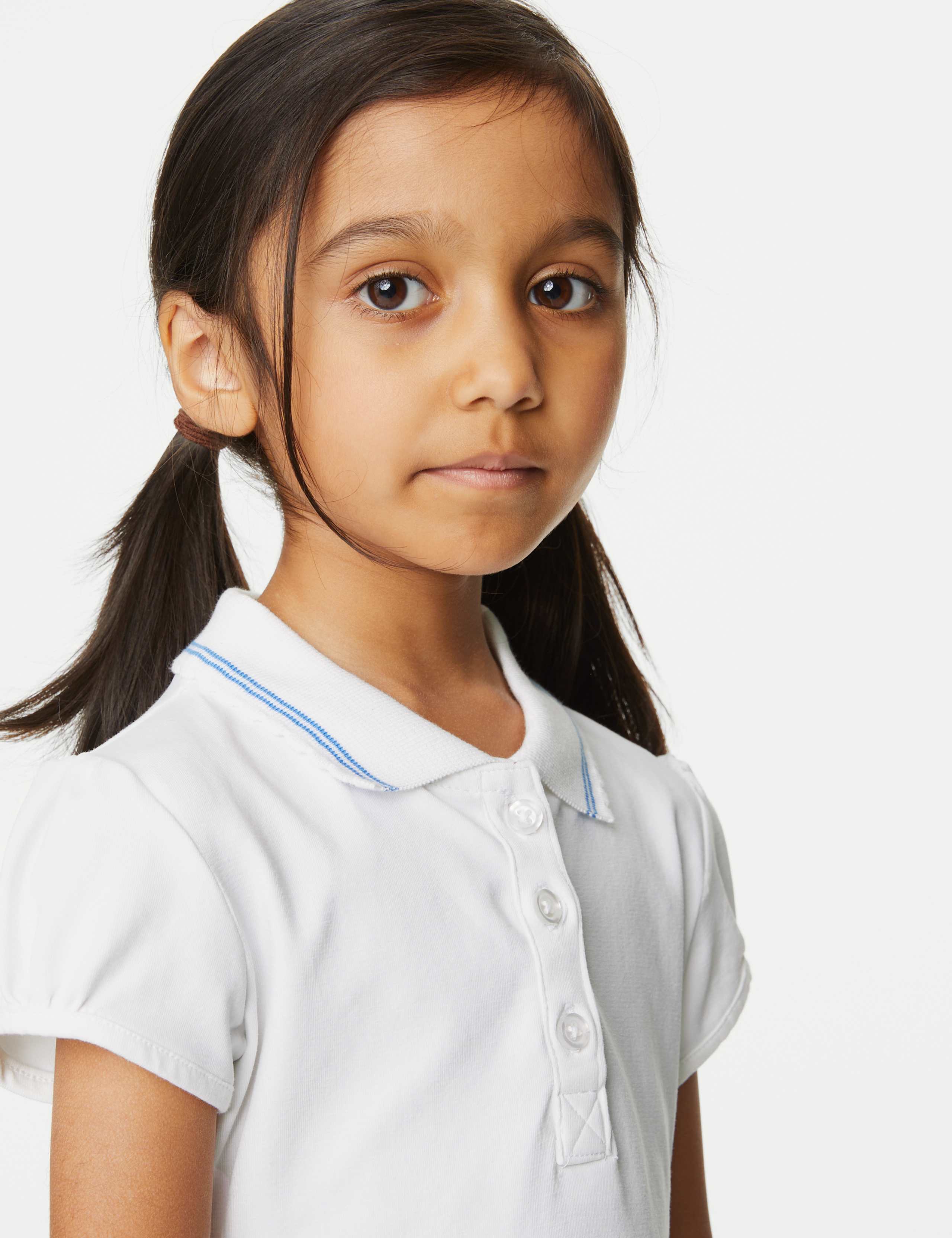 Girls' 2 in 1 Gingham Pleated School Dress (2-14 Yrs) 3 of 5