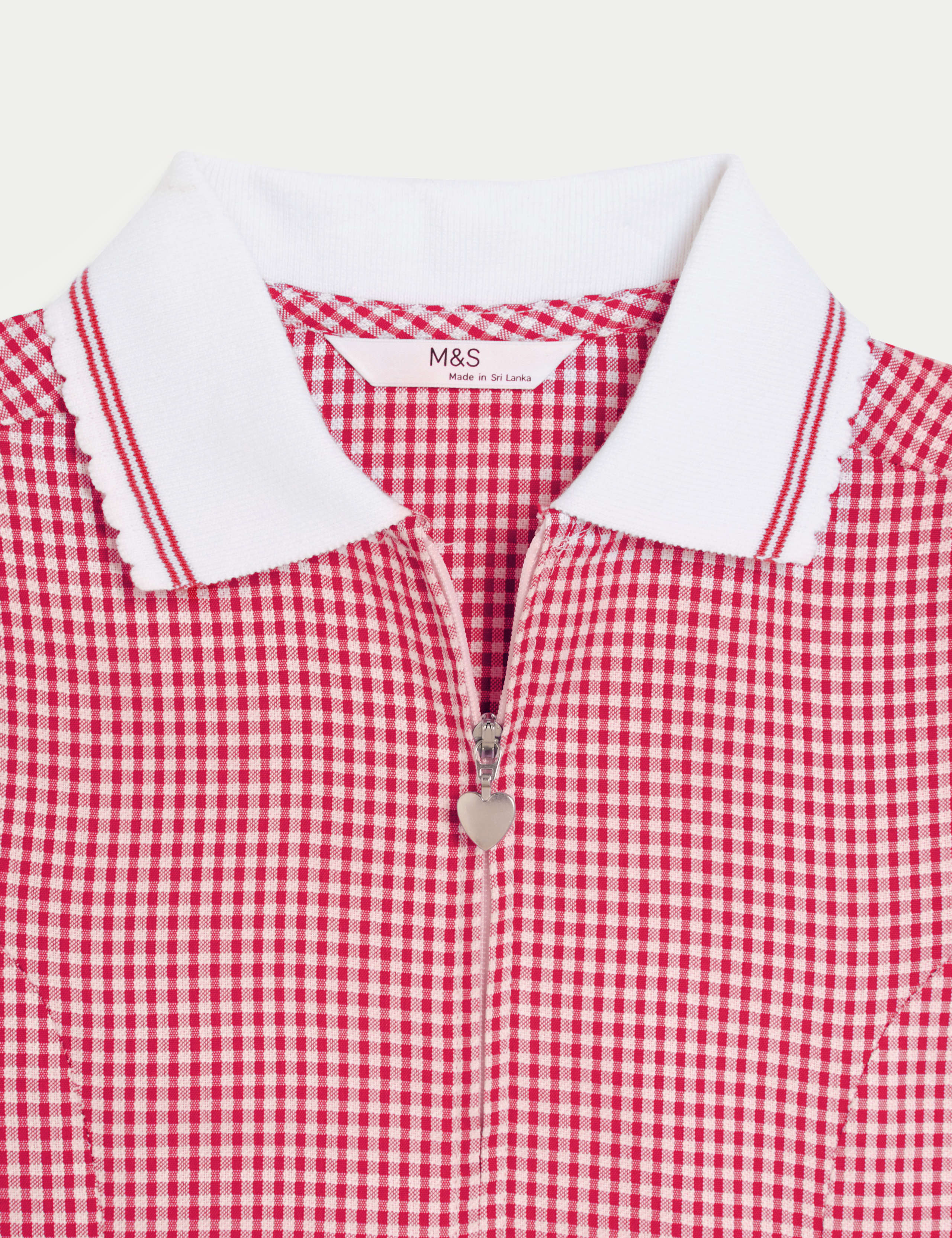 Girls' Gingham School Playsuit (2-14 Yrs) 5 of 5