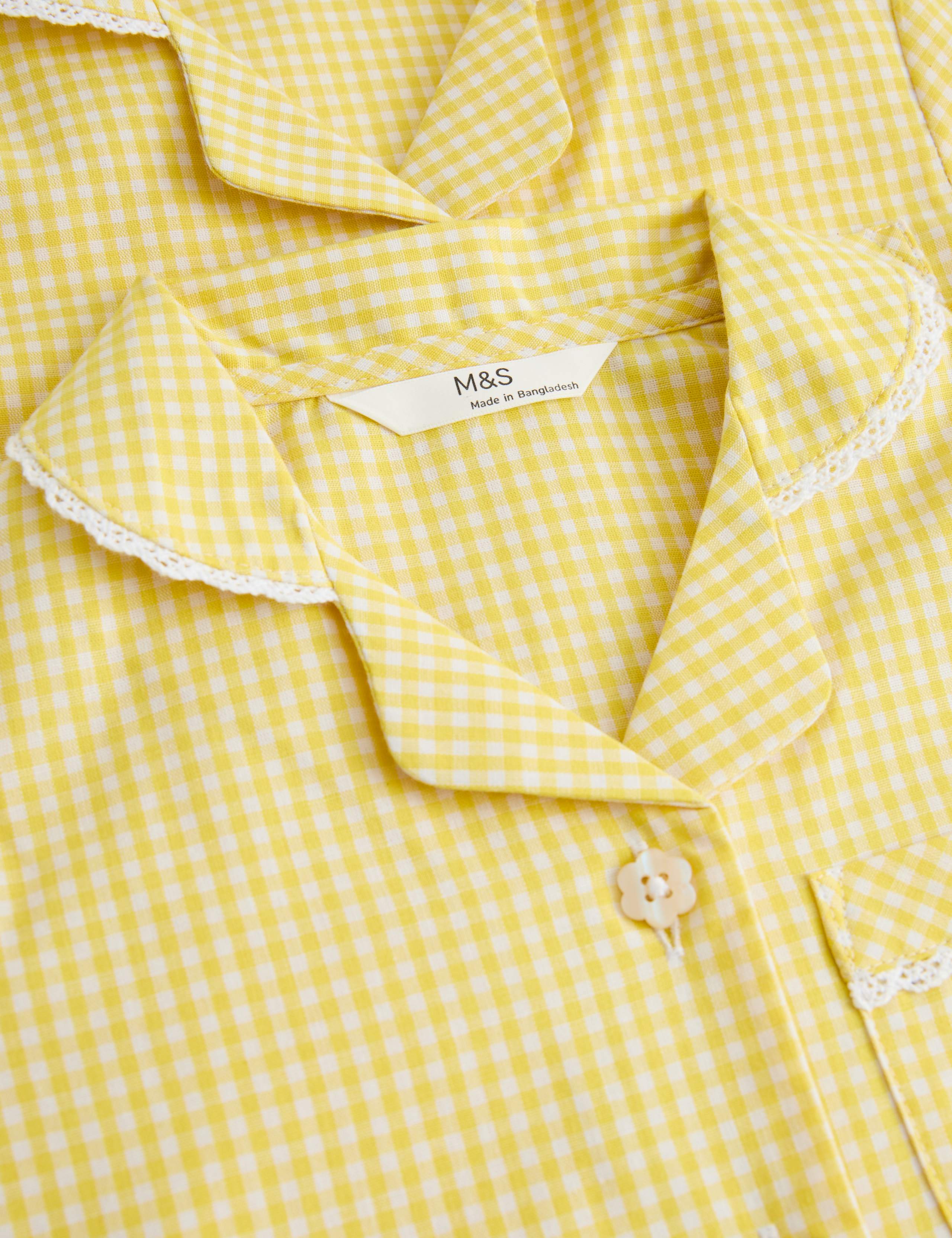 2 Pack Cotton Rich Gingham Dresses (2-14 Years) 3 of 4