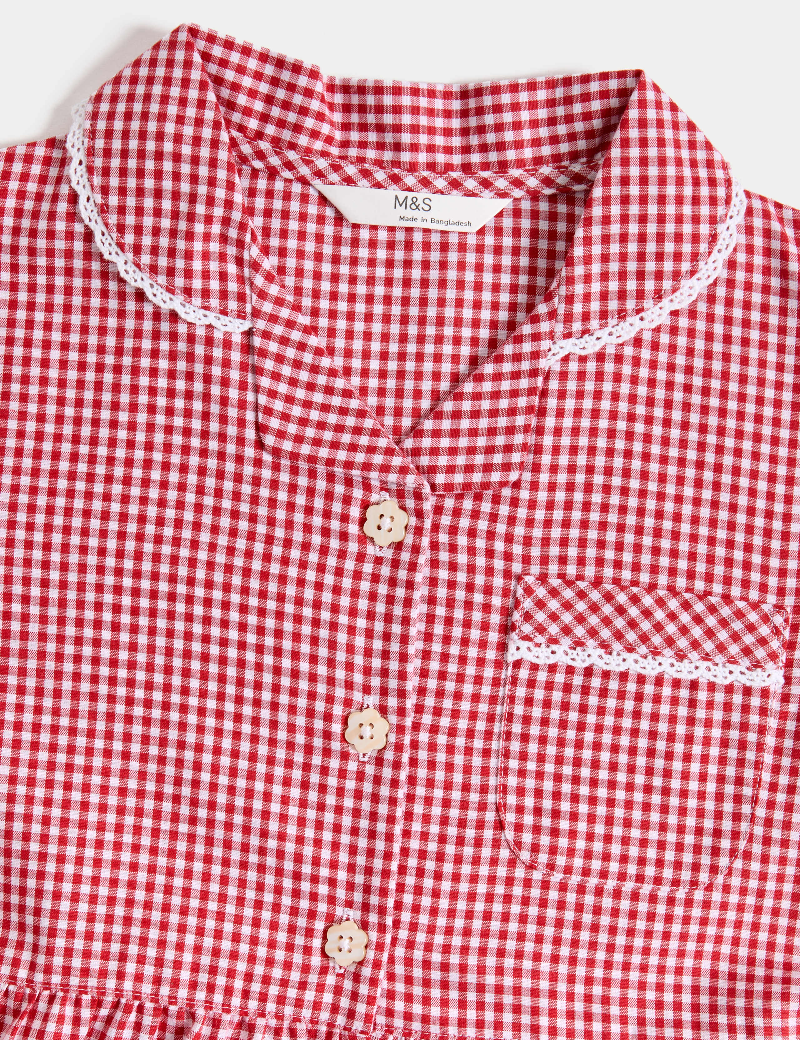 2 Pack Girls' Plus Fit Gingham School Dresses (2-15 Yrs) 2 of 2