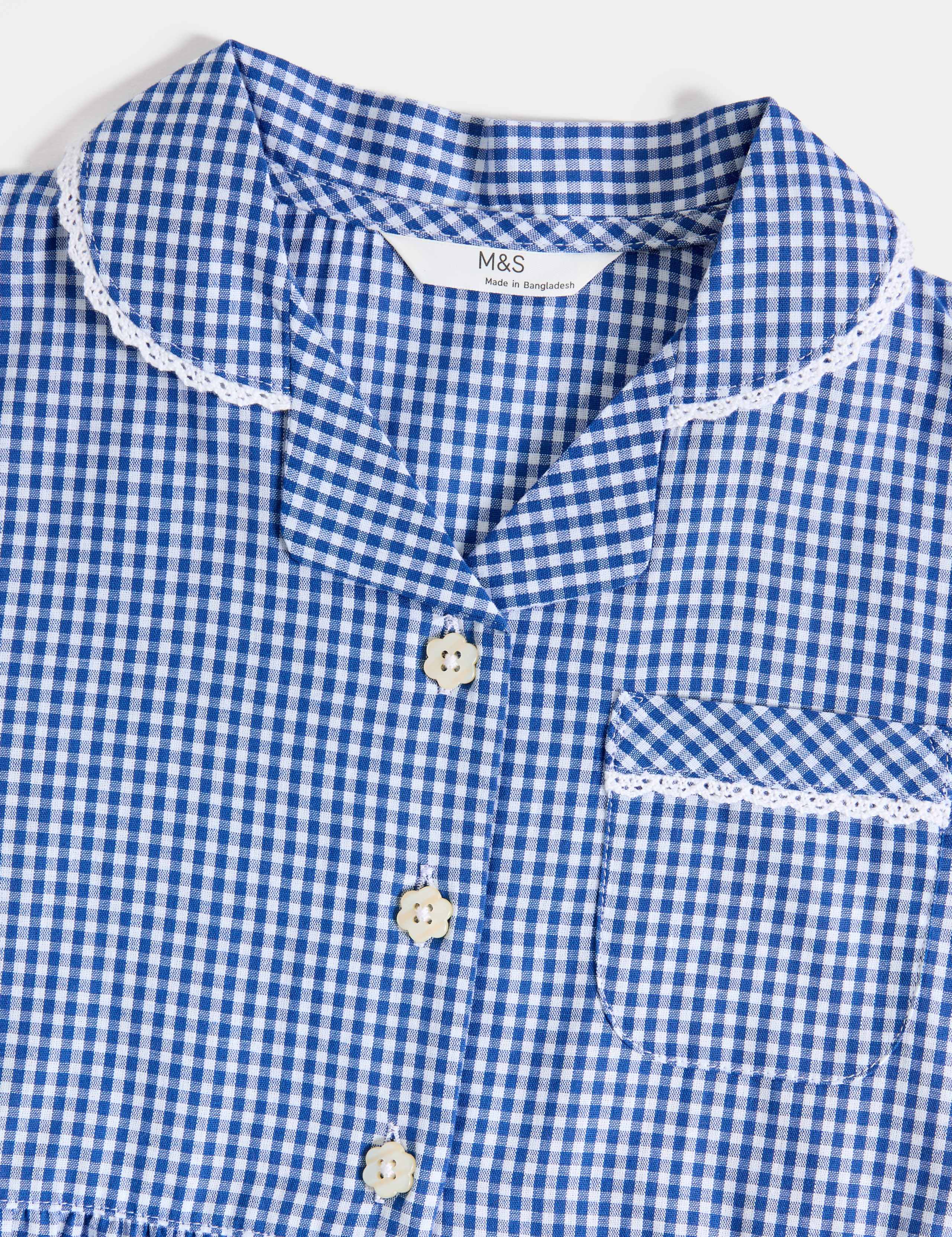 2pk Girls' Plus Fit Gingham School Dresses (2-15 Yrs) 2 of 2