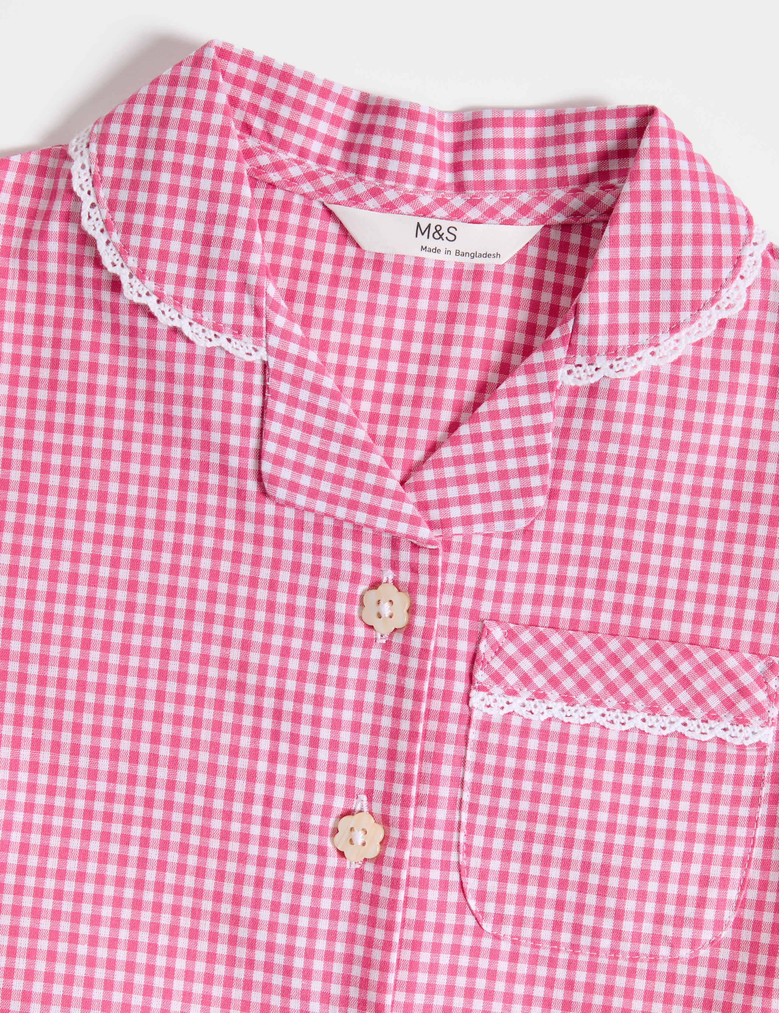 2 Pack Girls' Cotton Rich School Dresses (2-14 Yrs) 2 of 2