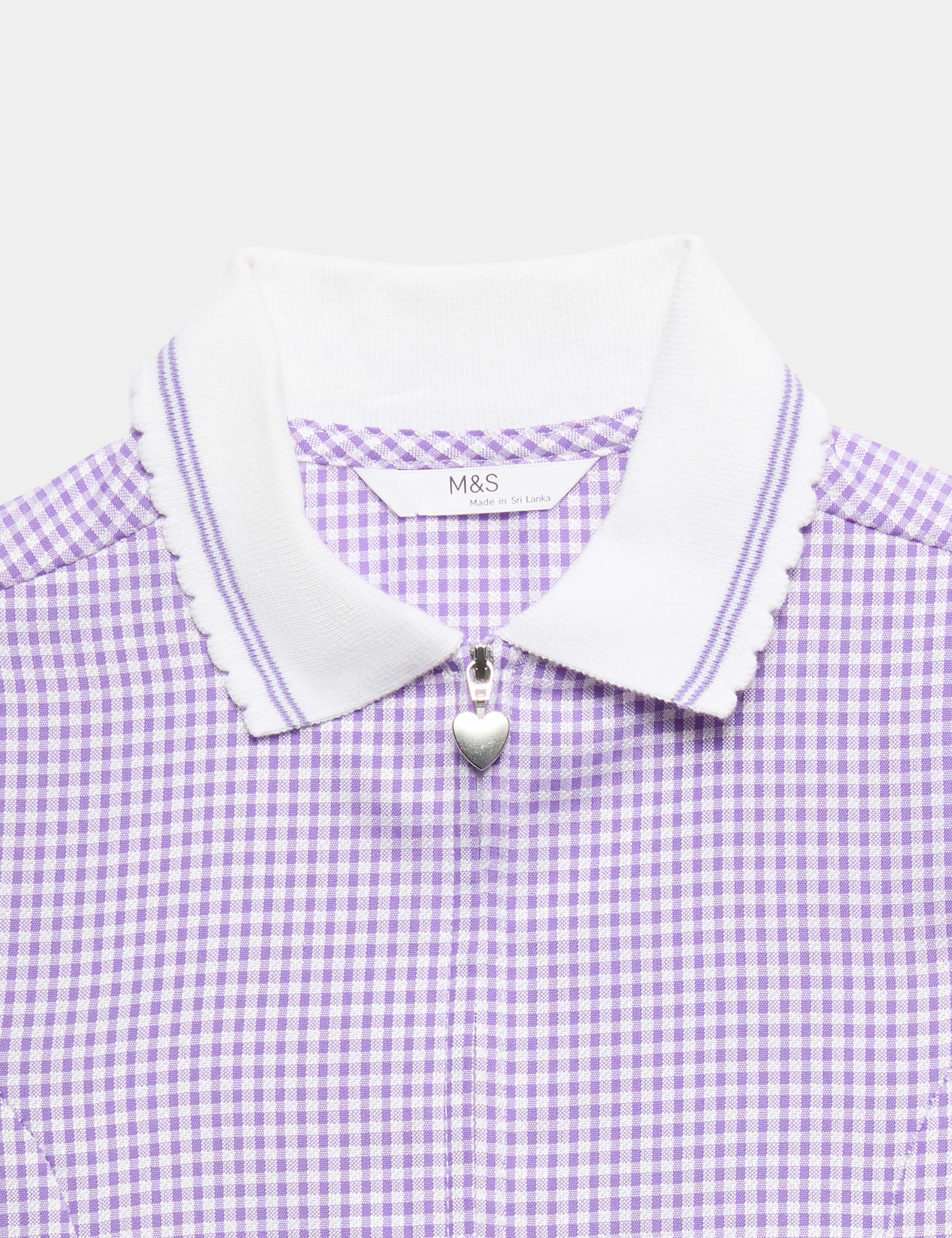2 Pack Zip Gingham School Dresses (2-14 Yrs) 2 of 2