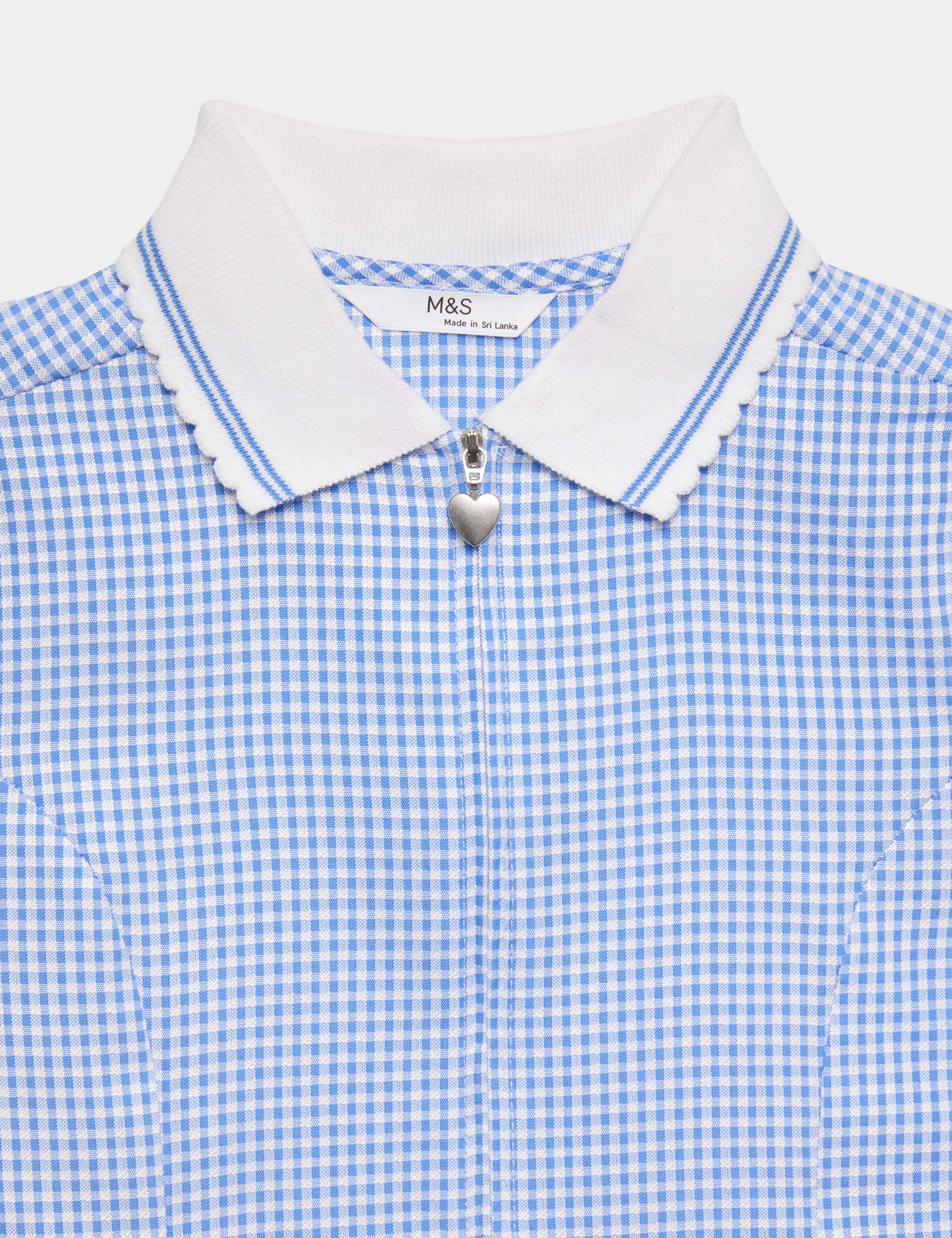 2 Pack Zip Gingham School Dresses (2-14 Yrs) 2 of 2