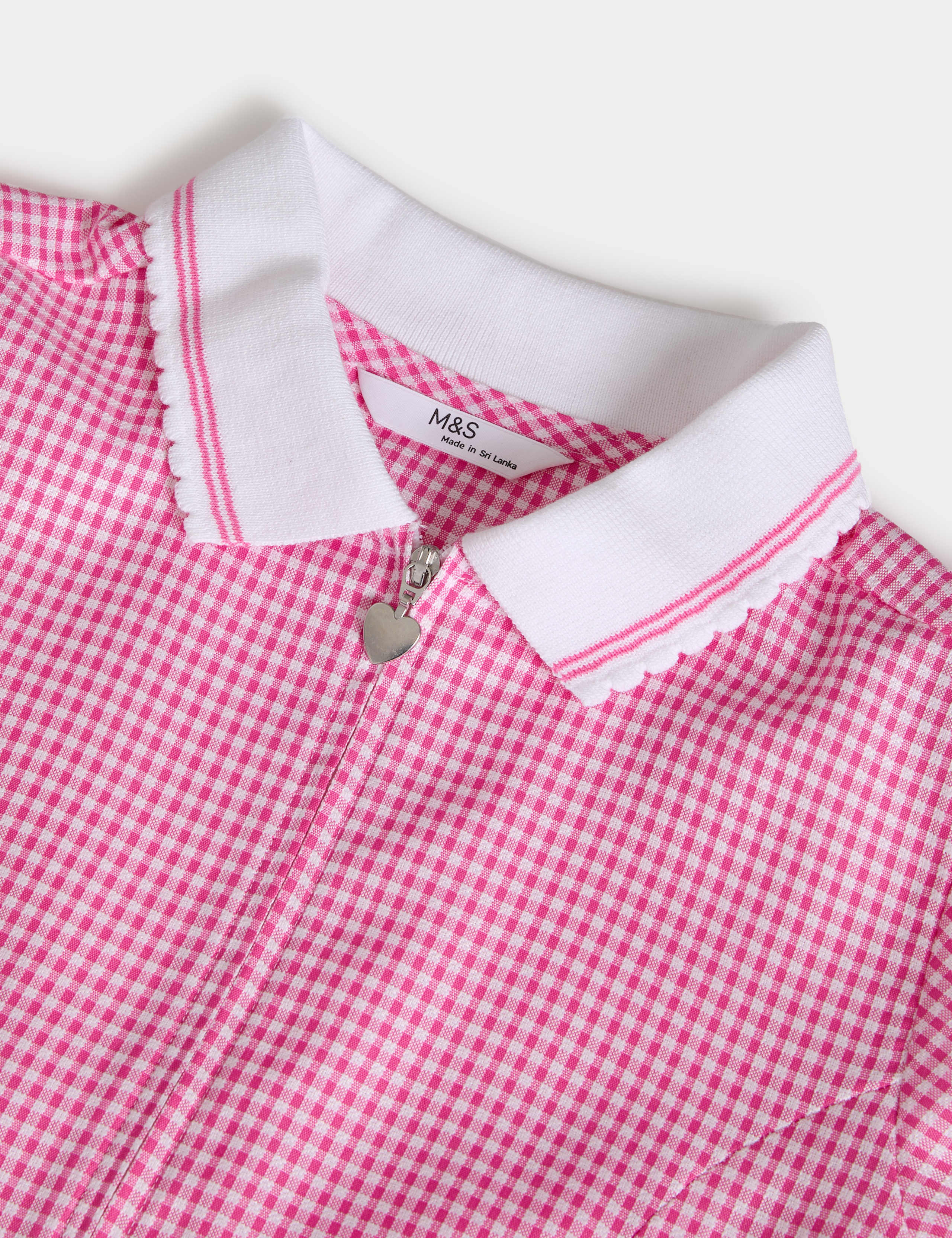 2pk Girls' Cotton Rich Gingham School Dress (2-14 Yrs) 2 of 2