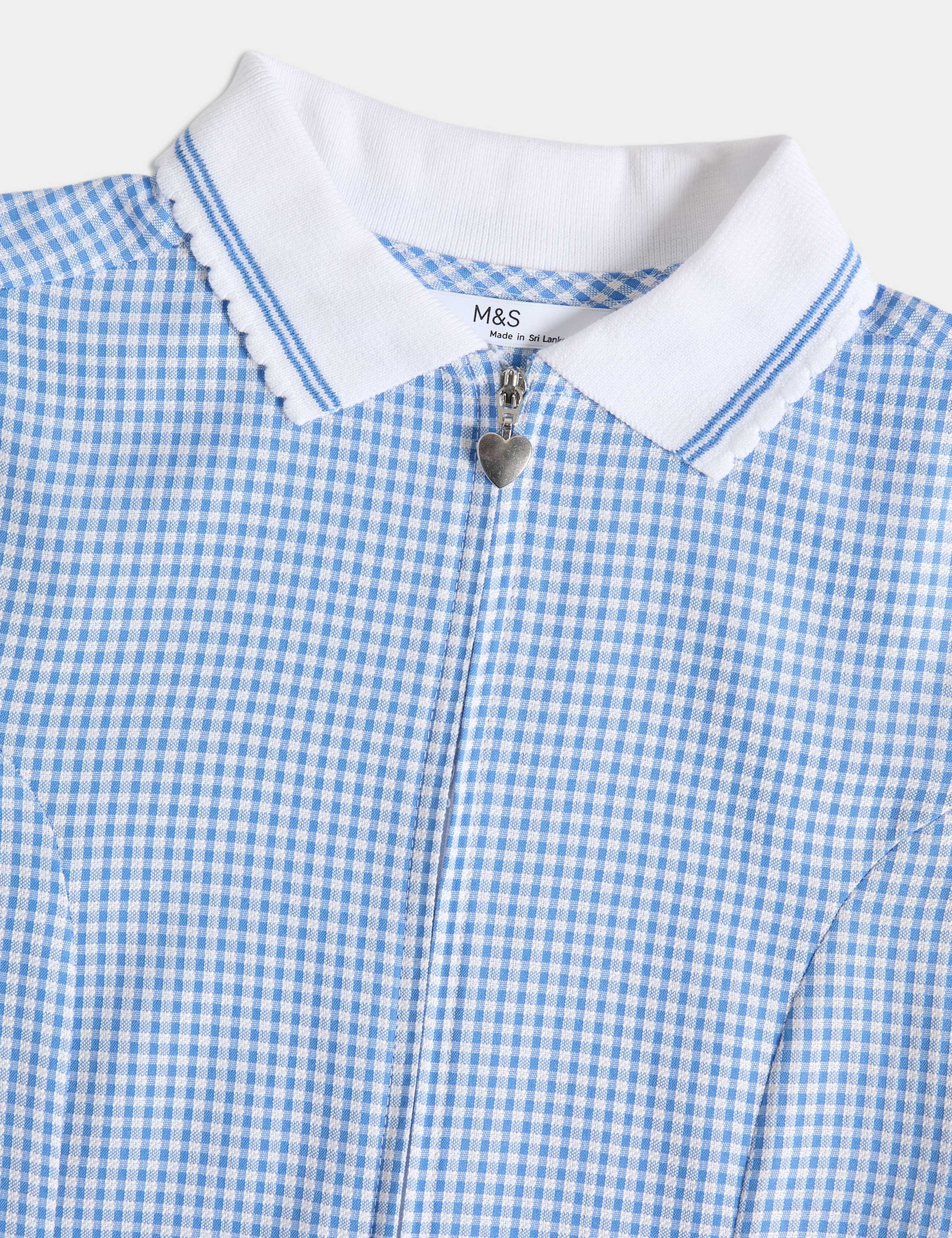 2pk Girls' Cotton Rich Gingham School Dress (2-14 Yrs) 2 of 2