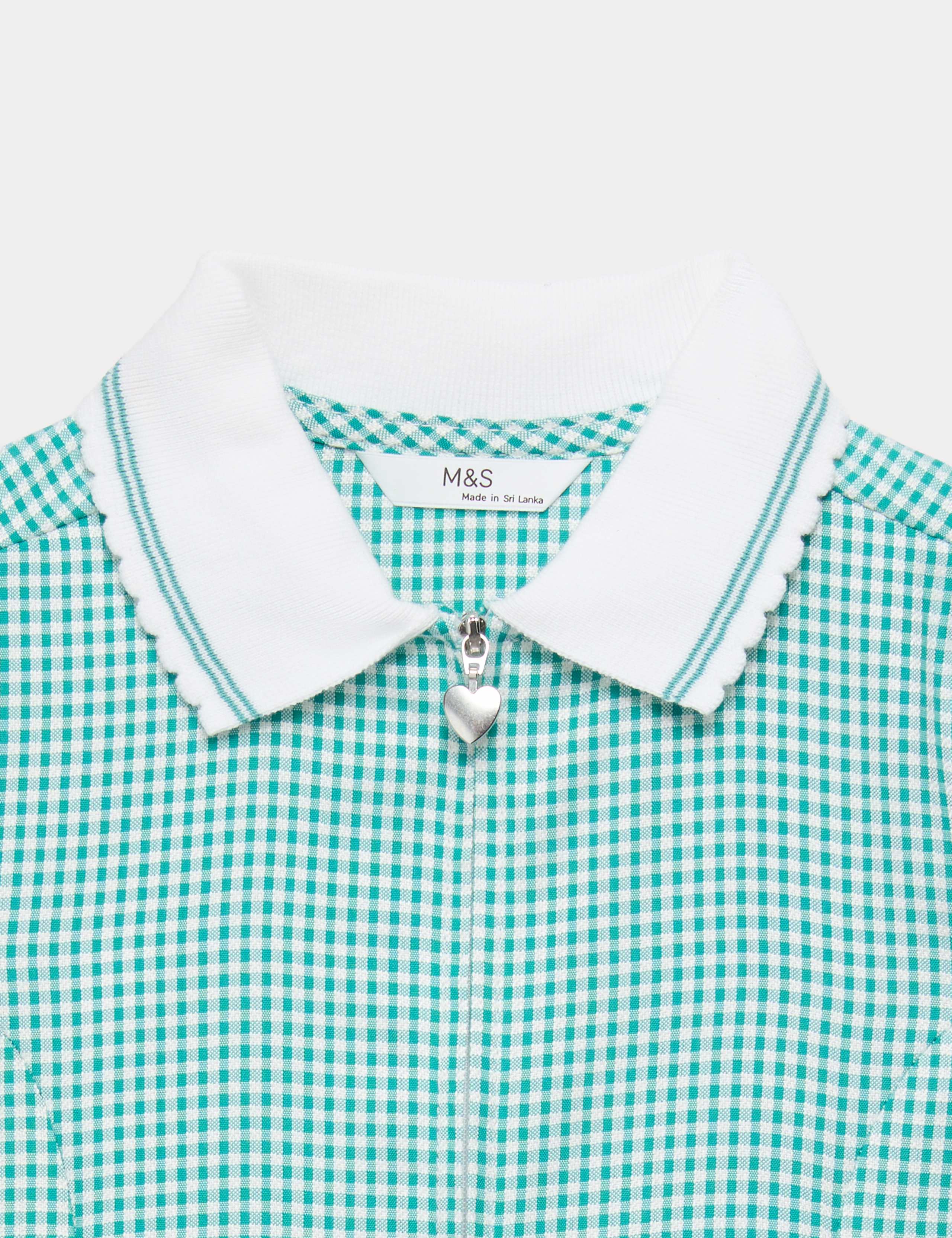 2 Pack Girls' Gingham School Dress (2-14 Yrs) 2 of 2