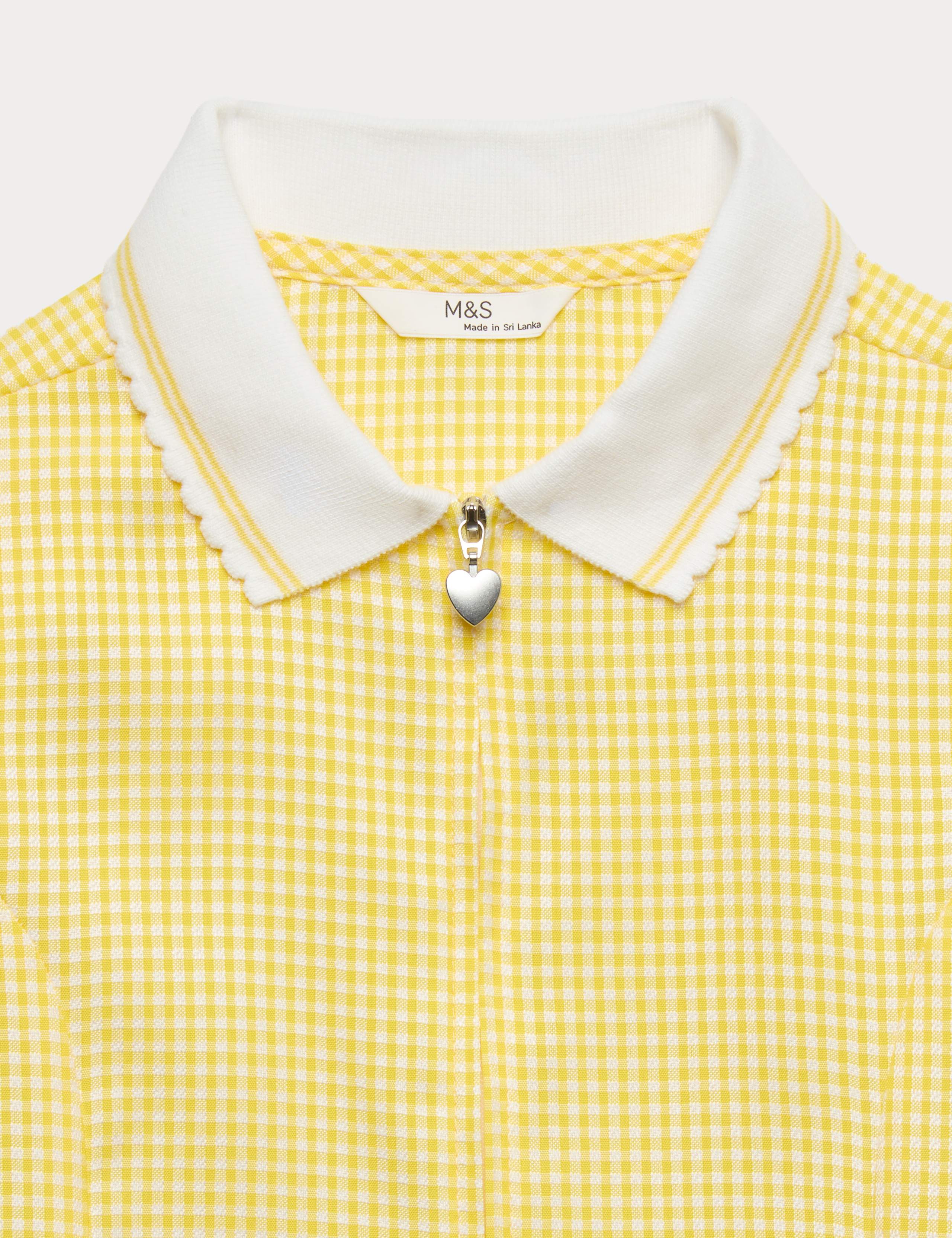 2 Pack Girls' Gingham School Dress (2-14 Yrs) 2 of 2