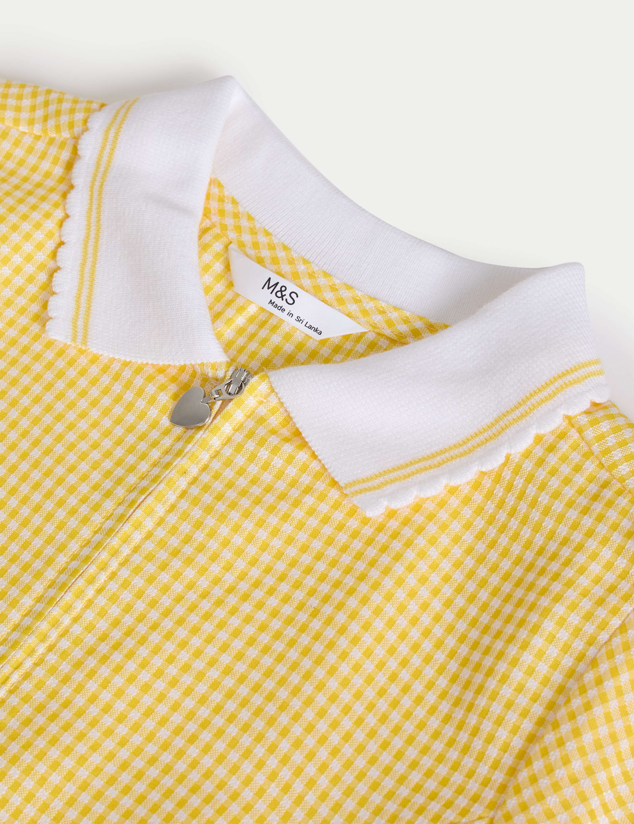 2pk Girls' Cotton Rich Gingham School Dress (2-14 Yrs) 2 of 2