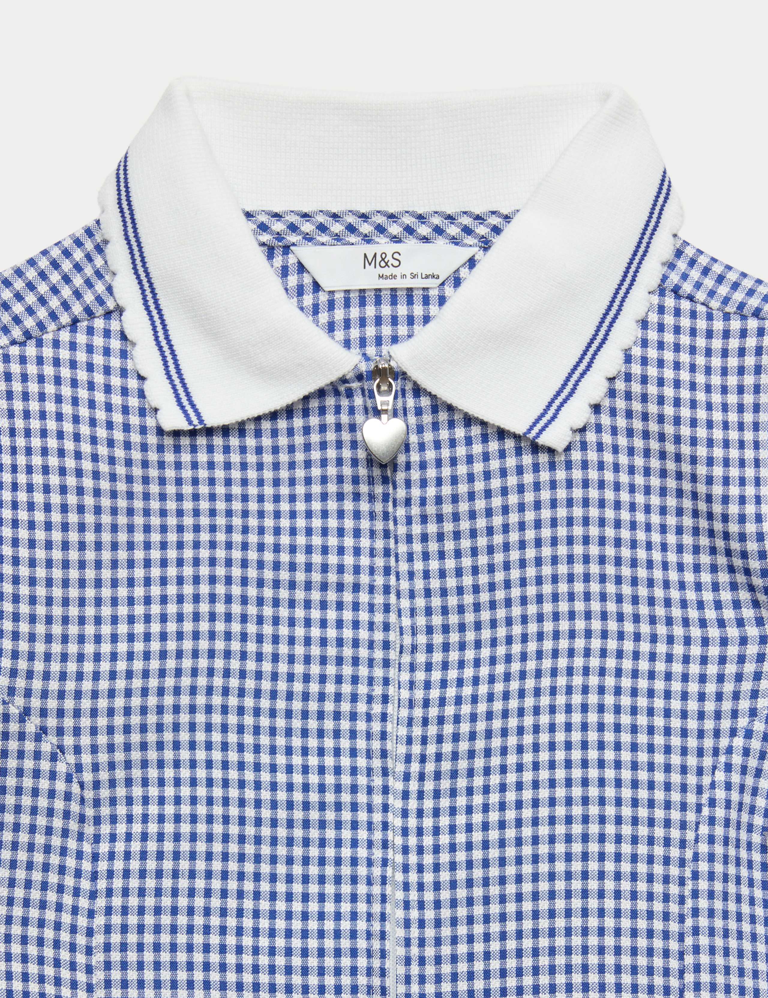 2 Pack Girls' Gingham School Dress (2-14 Yrs) 2 of 2