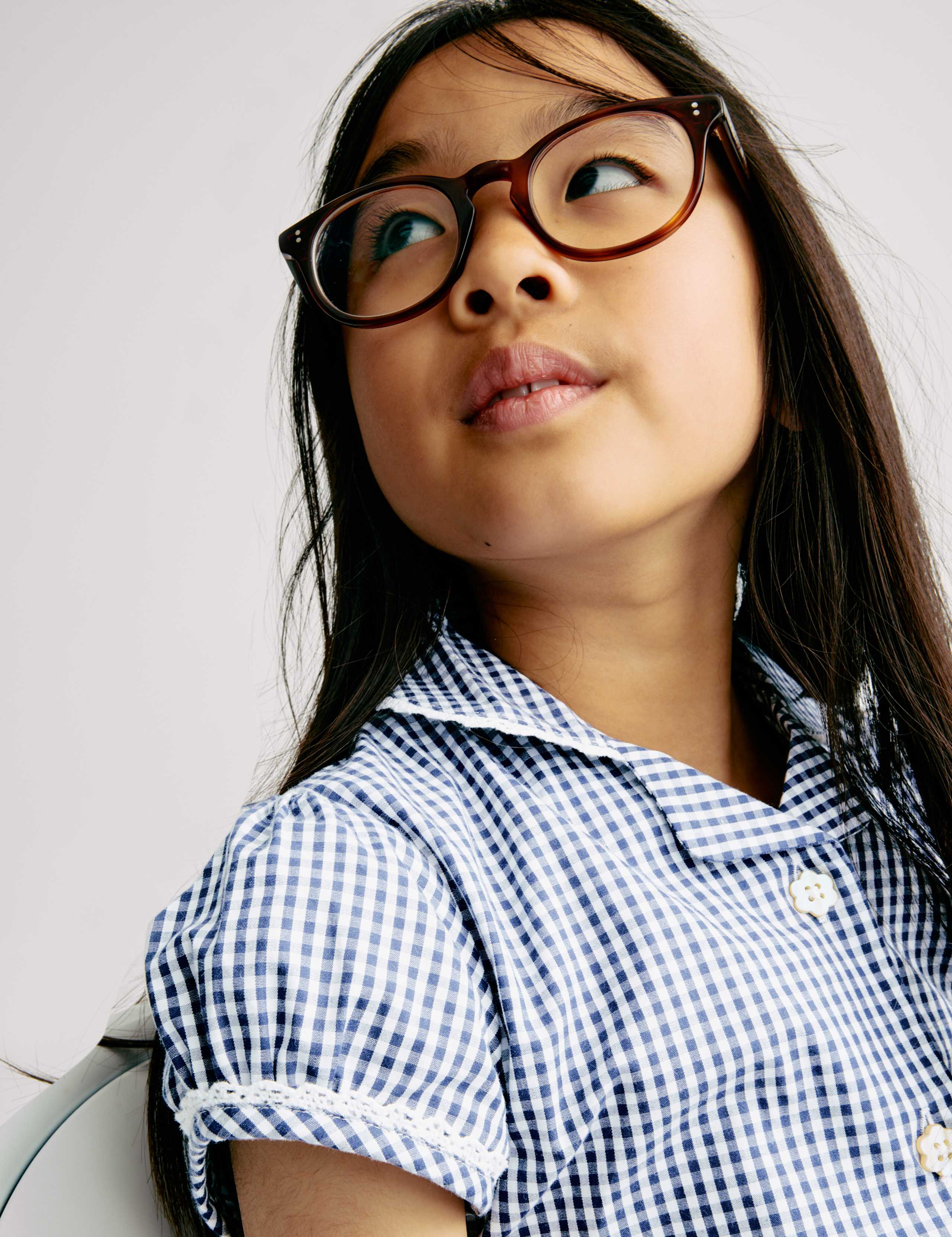 Pure Cotton Gingham School Dress (2-14 Yrs) 3 of 7
