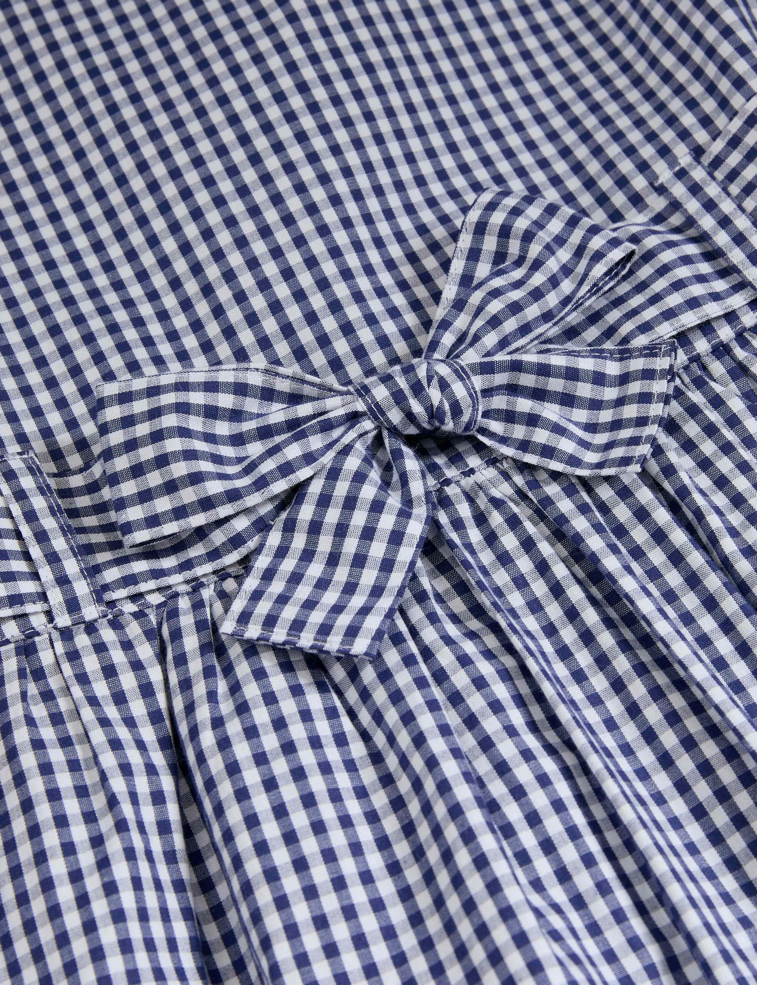 Pure Cotton Gingham School Dress (2-14 Yrs) 6 of 7