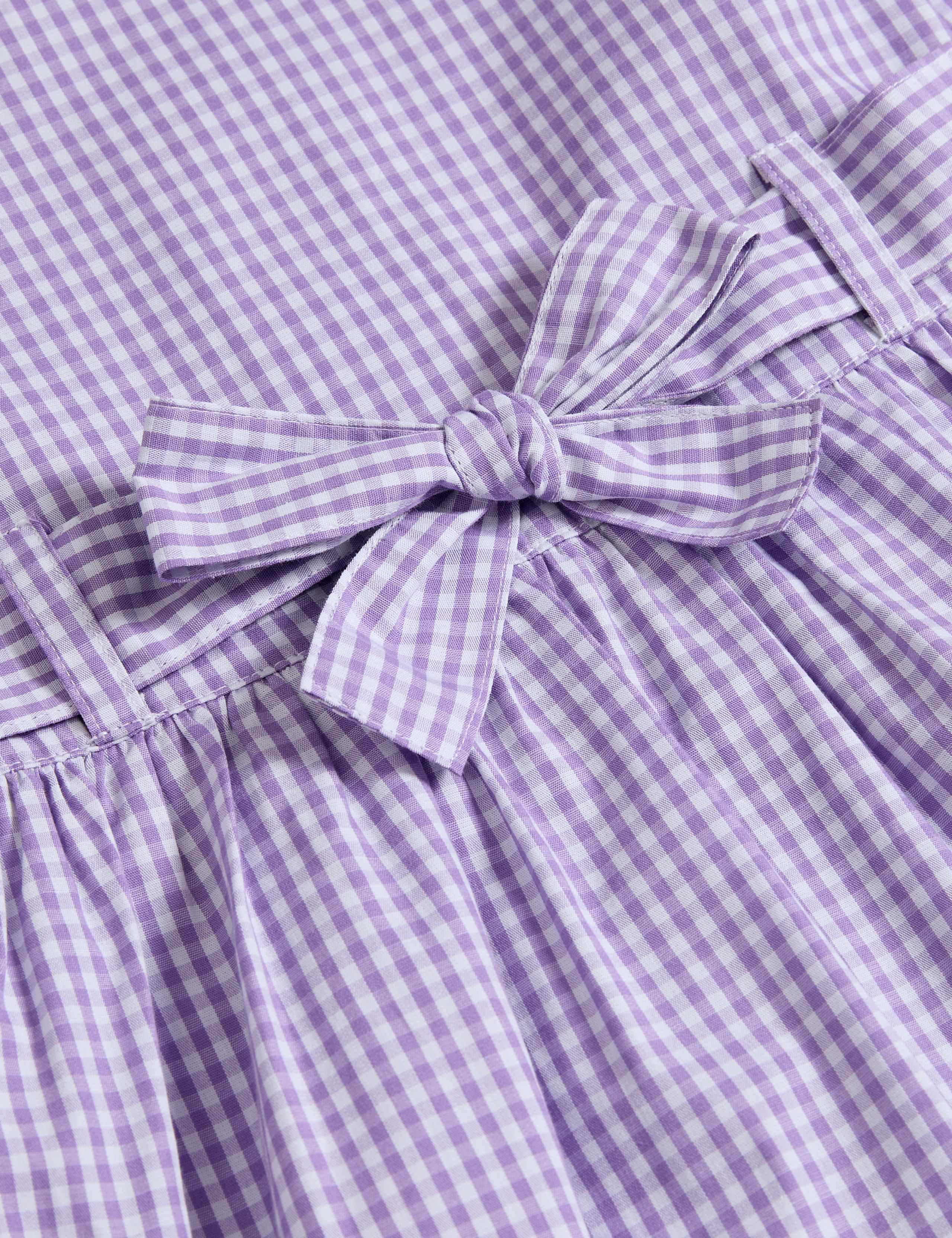 Pure Cotton Gingham School Dress (2-14 Yrs) 8 of 9