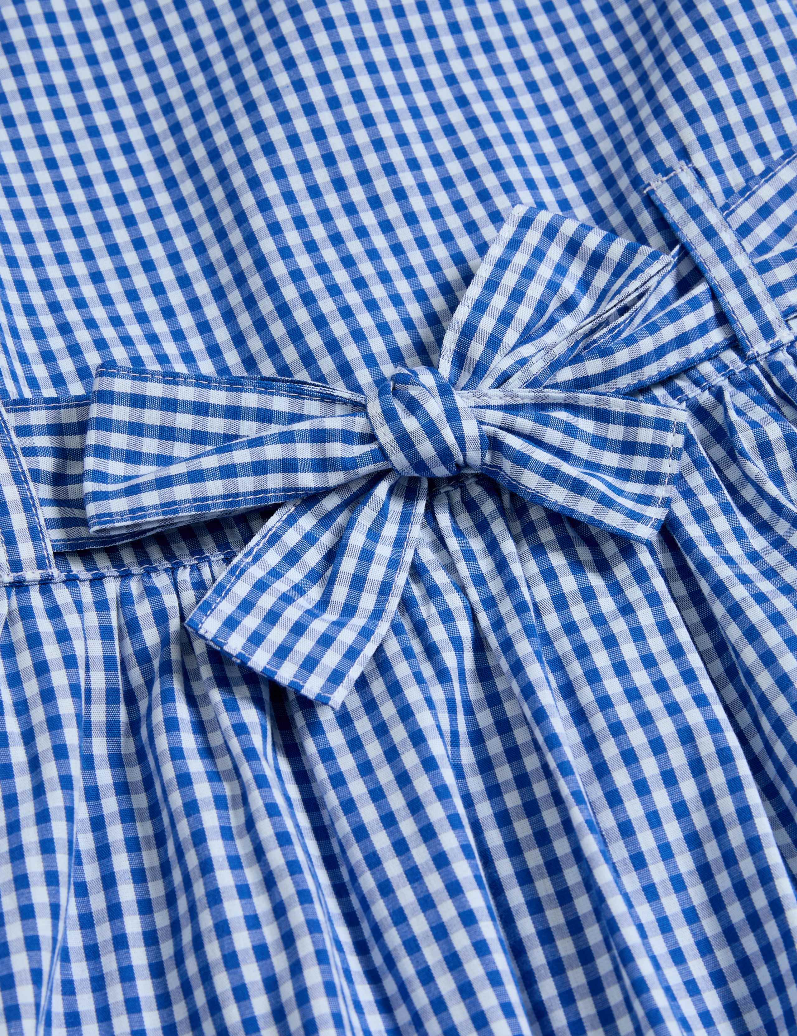 Pure Cotton Gingham School Dress (2-14 Yrs) 8 of 9