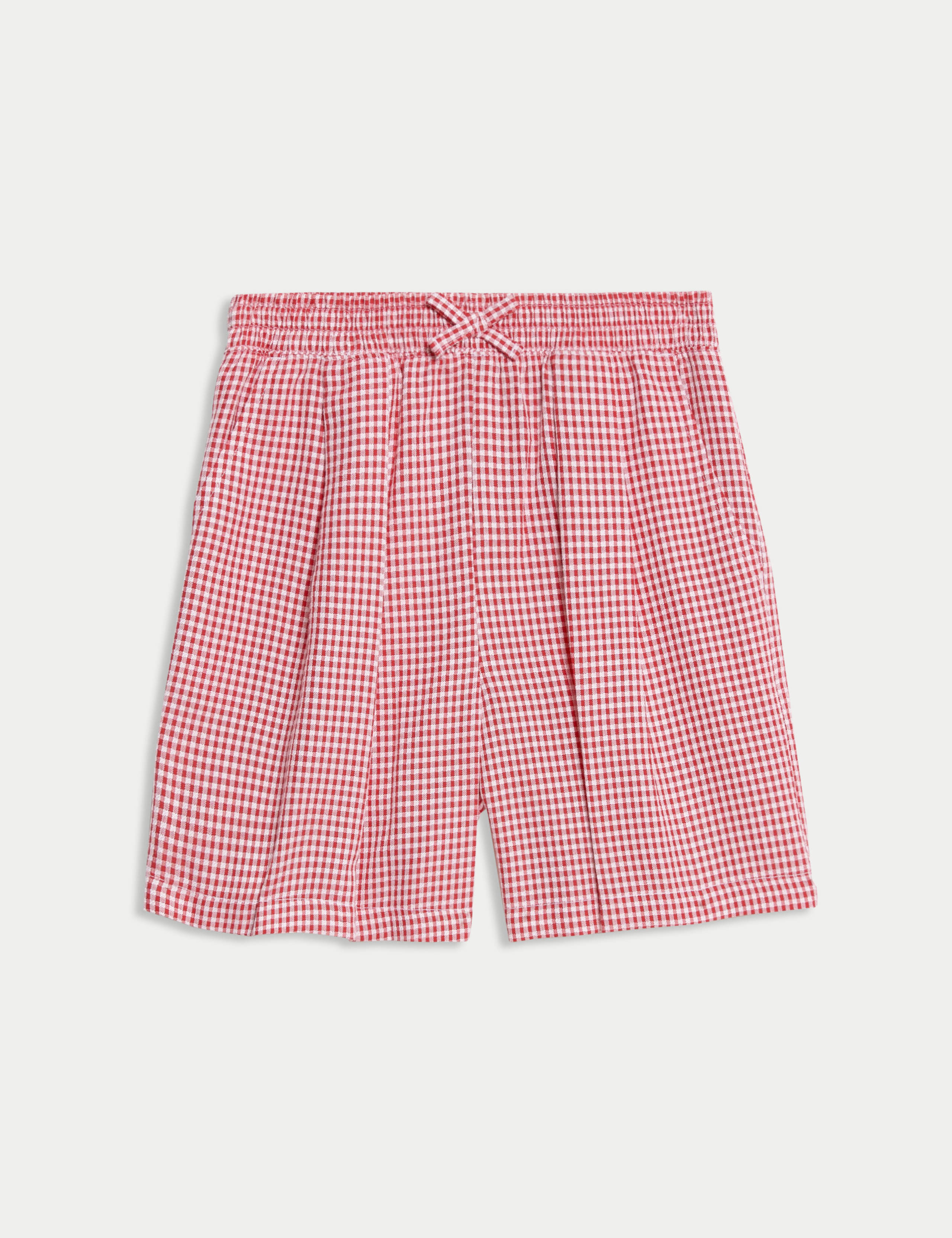 Girls' Gingham School Shorts (3-14 Yrs) 2 of 6