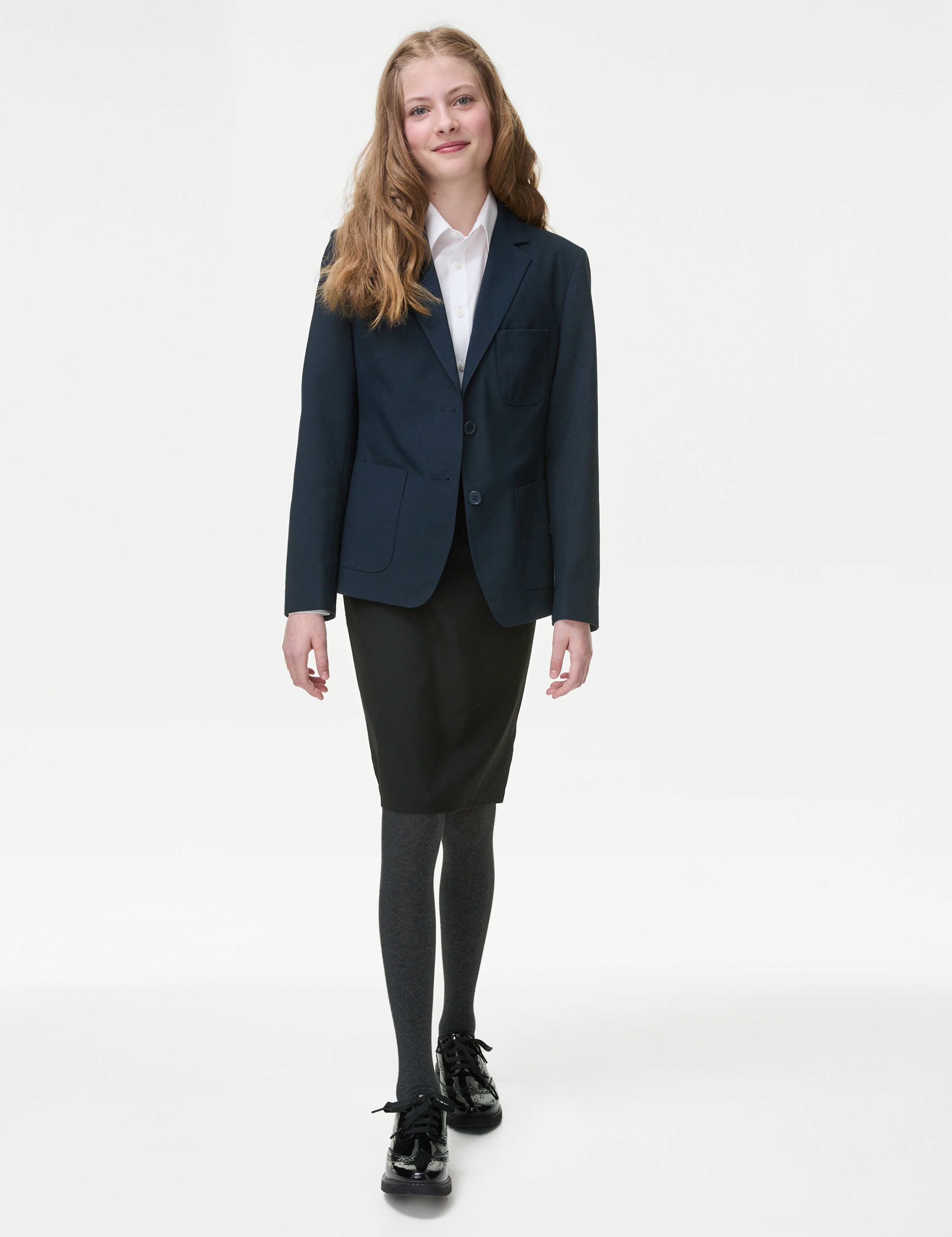 Senior Girls' Regular Fit School Blazer (9-18 Yrs) 3 of 6