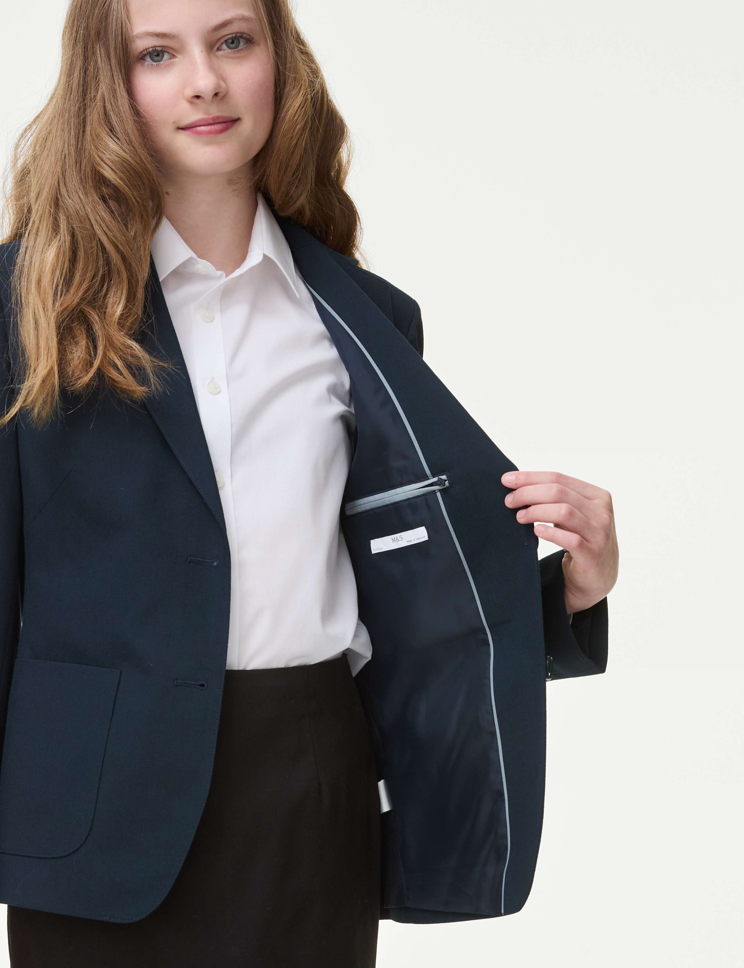 Senior Girls' Regular Fit School Blazer (9-18 Yrs) 5 of 6