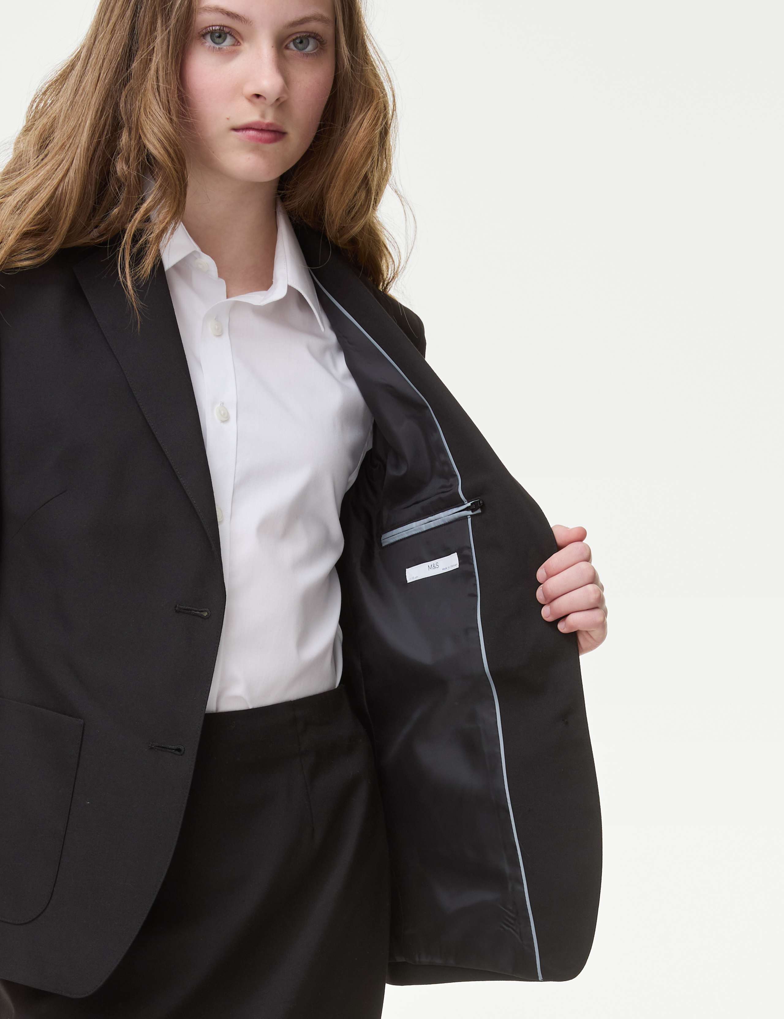 Senior Girls Regular Fit School Blazer (9-18 Yrs) 5 of 6