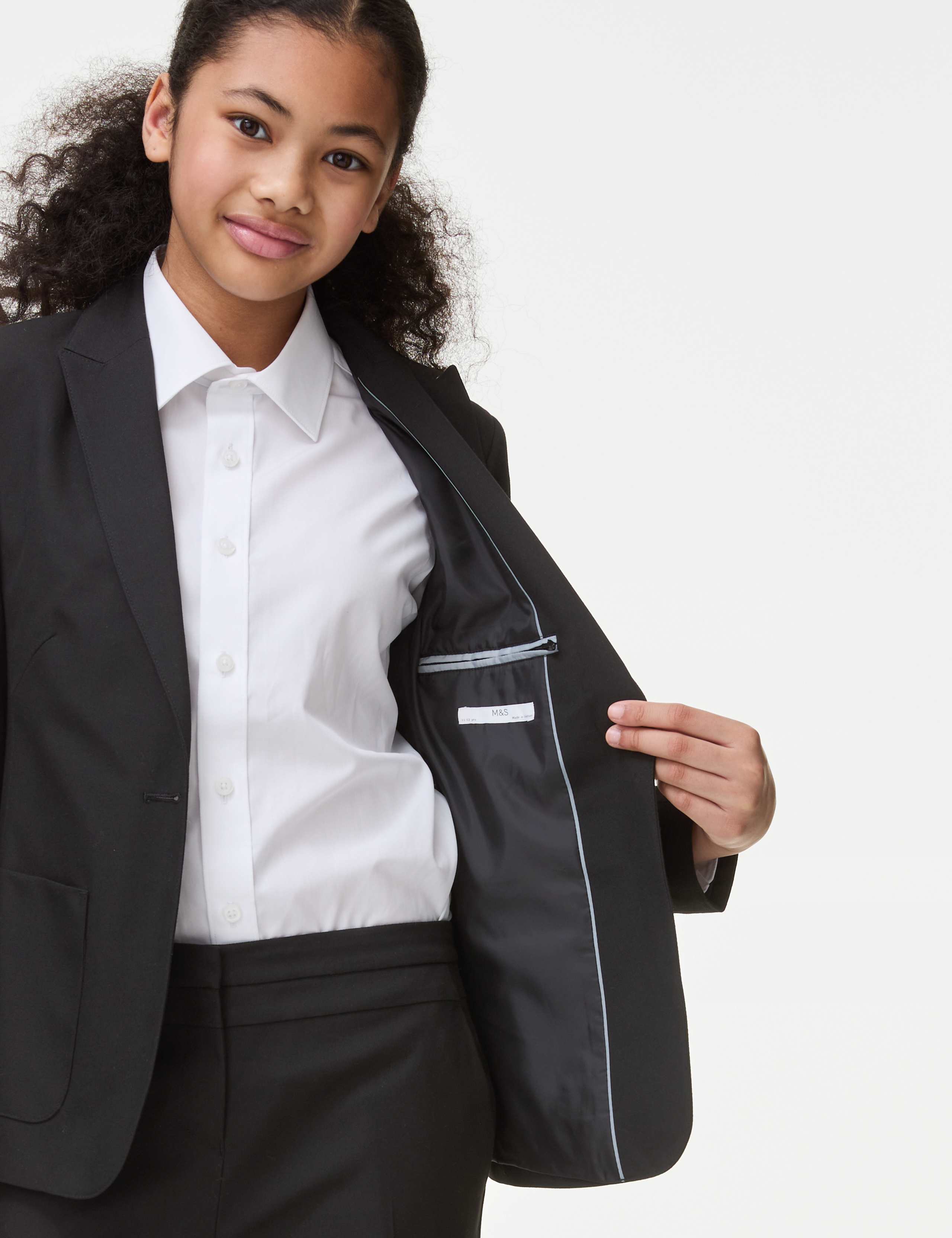Senior Girls School Slim Fit Blazer (9-18 Yrs) 5 of 6