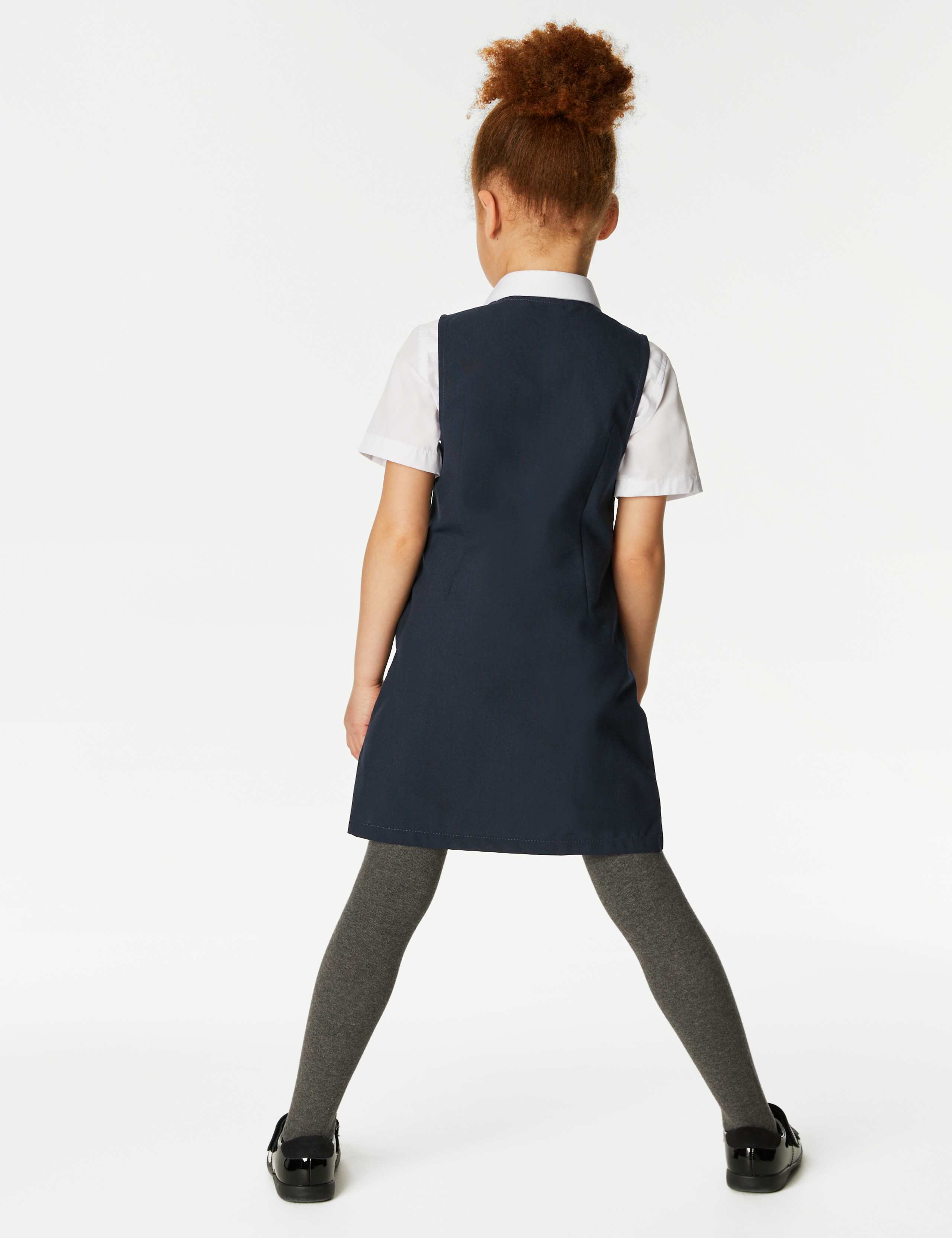 2pk Girls’ Pleated School Pinafores (2-12 Yrs) 4 of 4