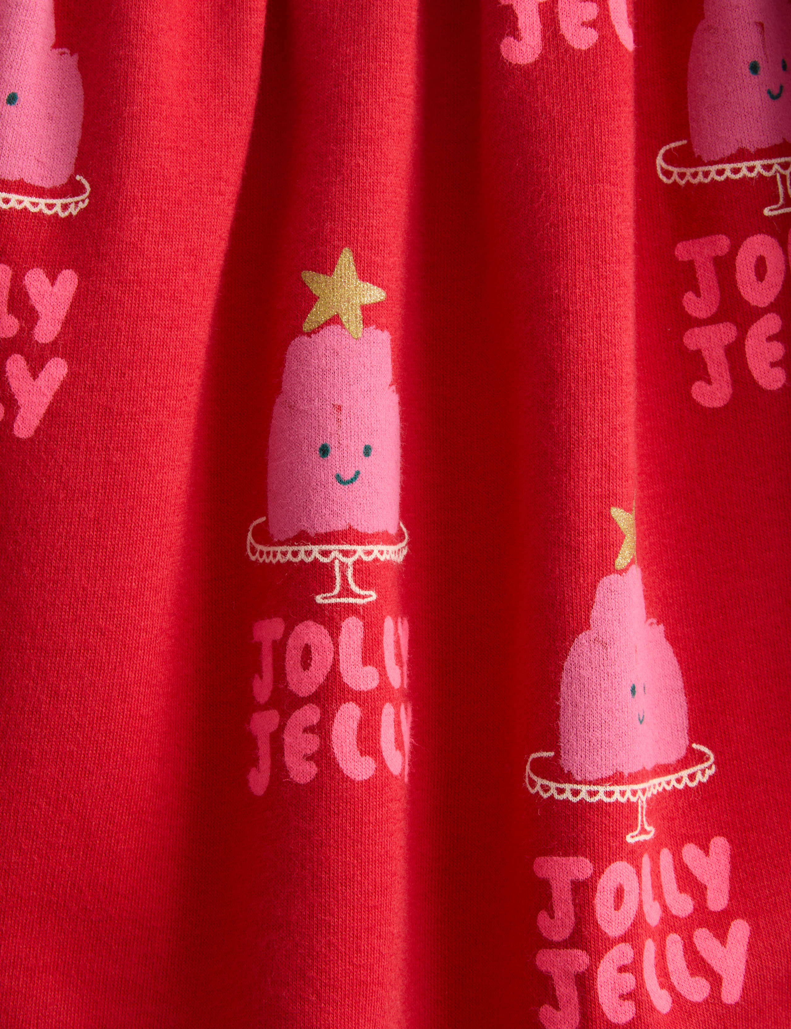 Cotton Rich Christmas Sweat Dress (2-8 Yrs) 2 of 2