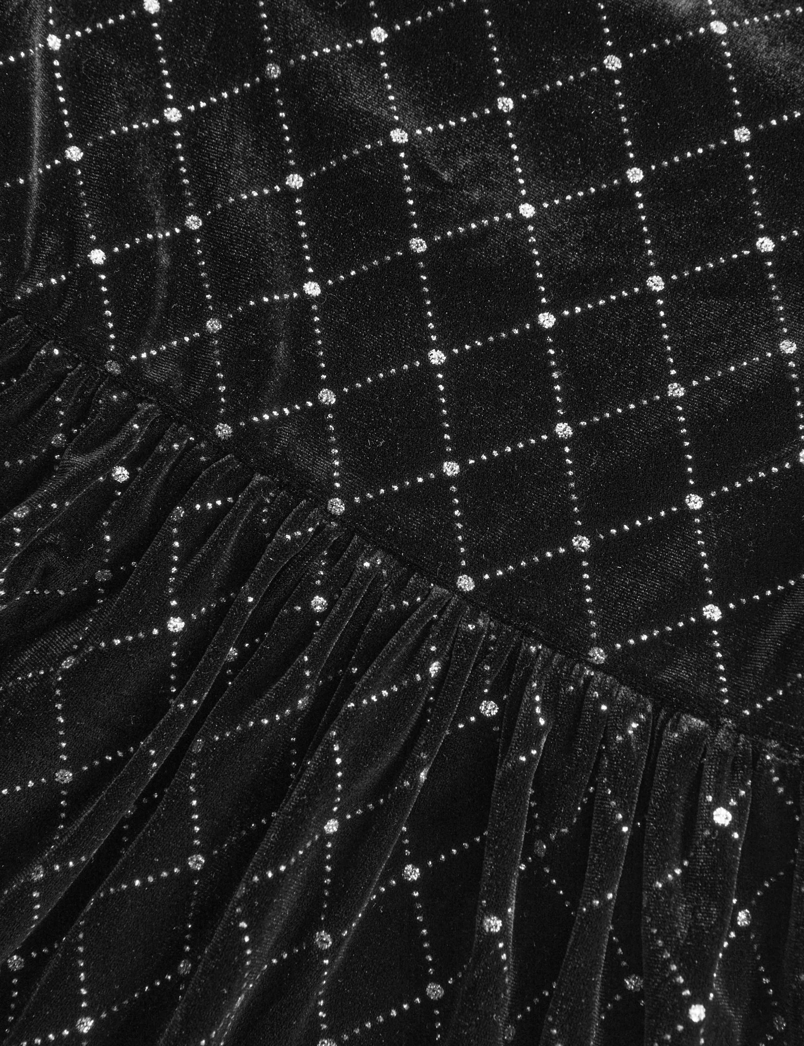 Velvet Glitter Dress (2-10 Yrs) 3 of 7