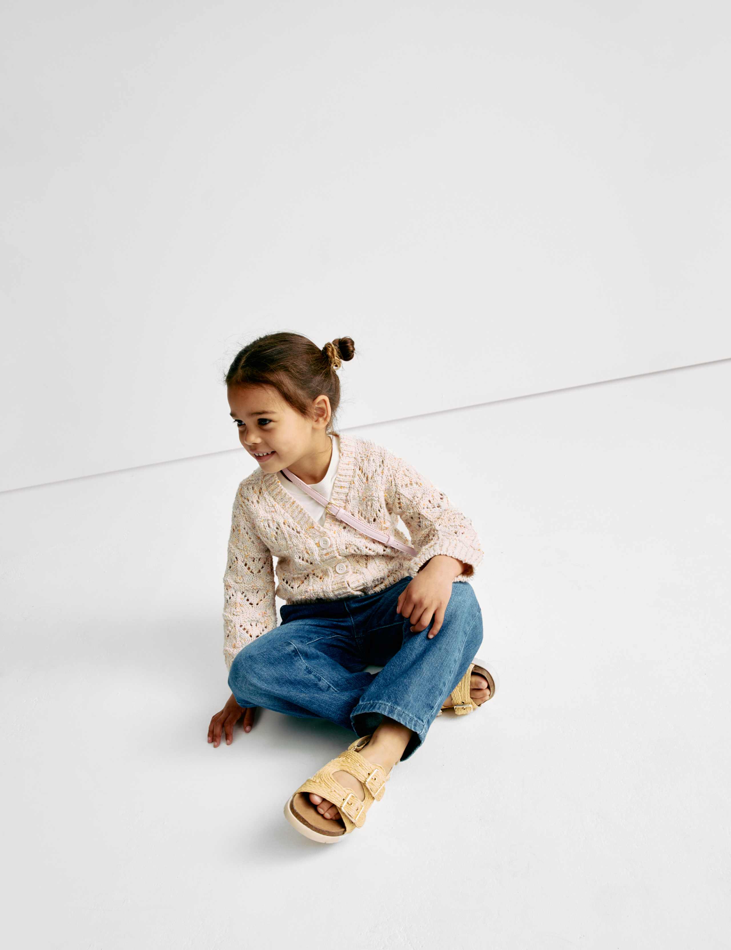 Cotton Rich Textured Knitted Cardigan (2-8 Yrs) 6 of 6