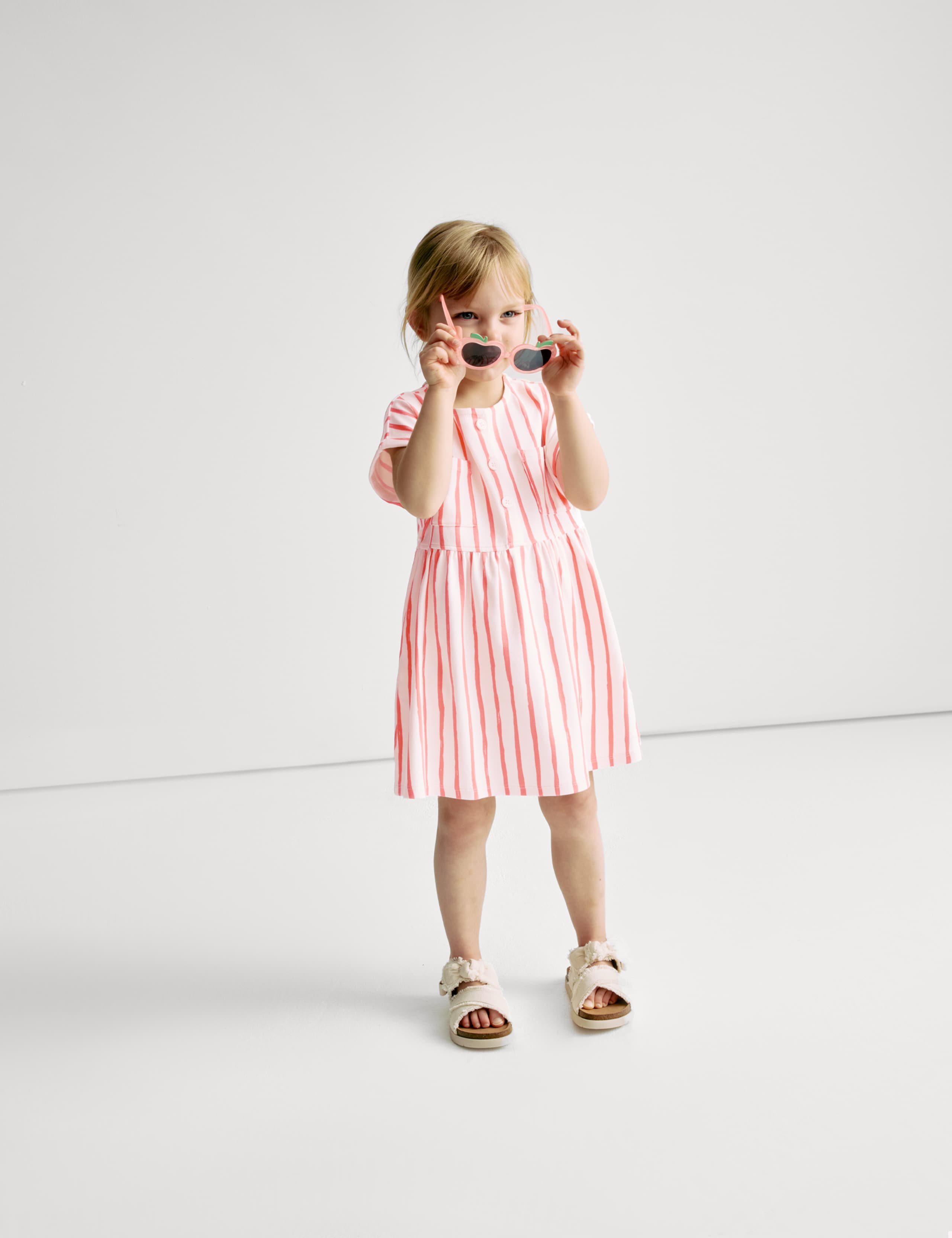 Cotton Rich Jersey Striped Dress (2-8 Yrs) 3 of 7