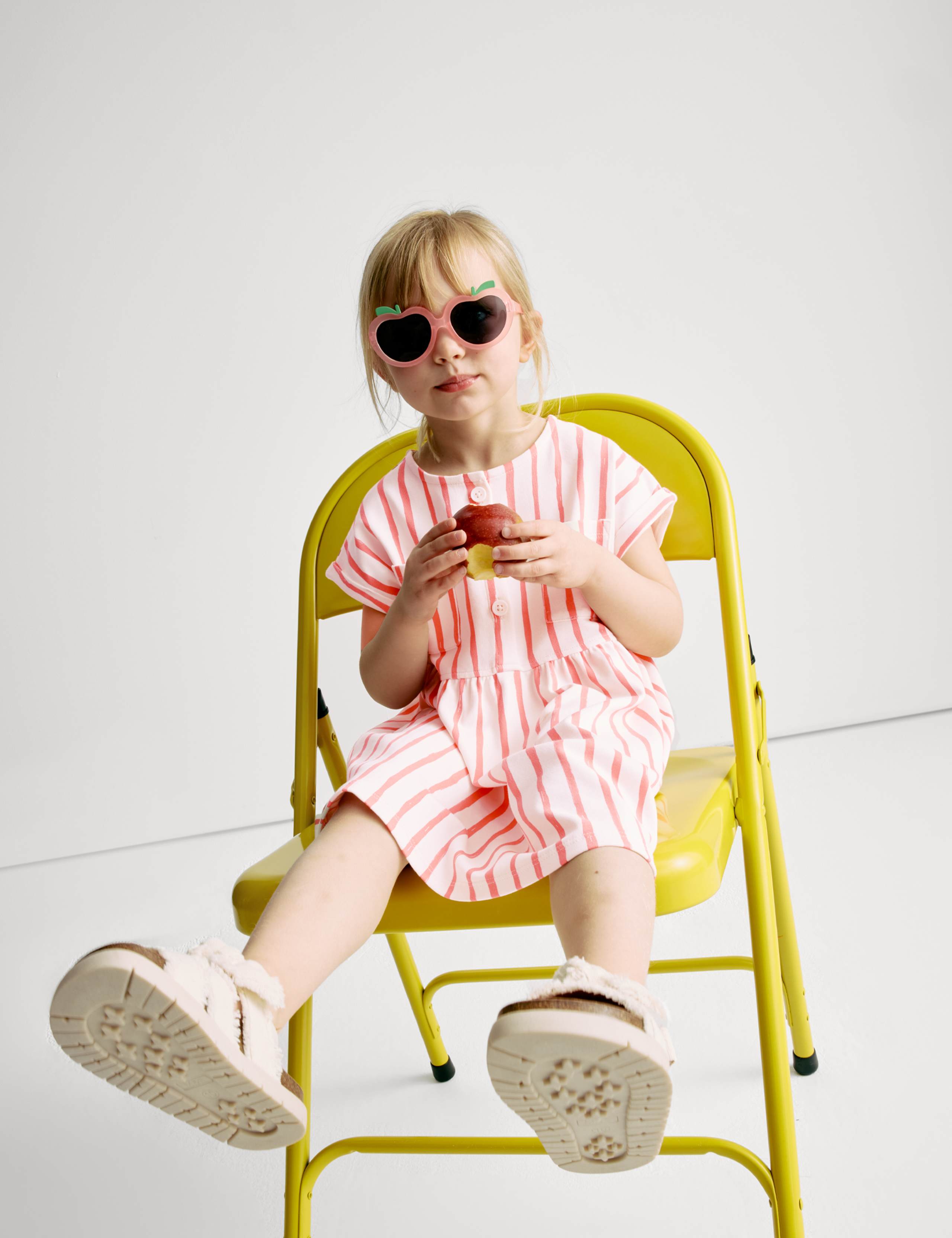 Cotton Rich Jersey Striped Dress (2-8 Yrs) 6 of 7