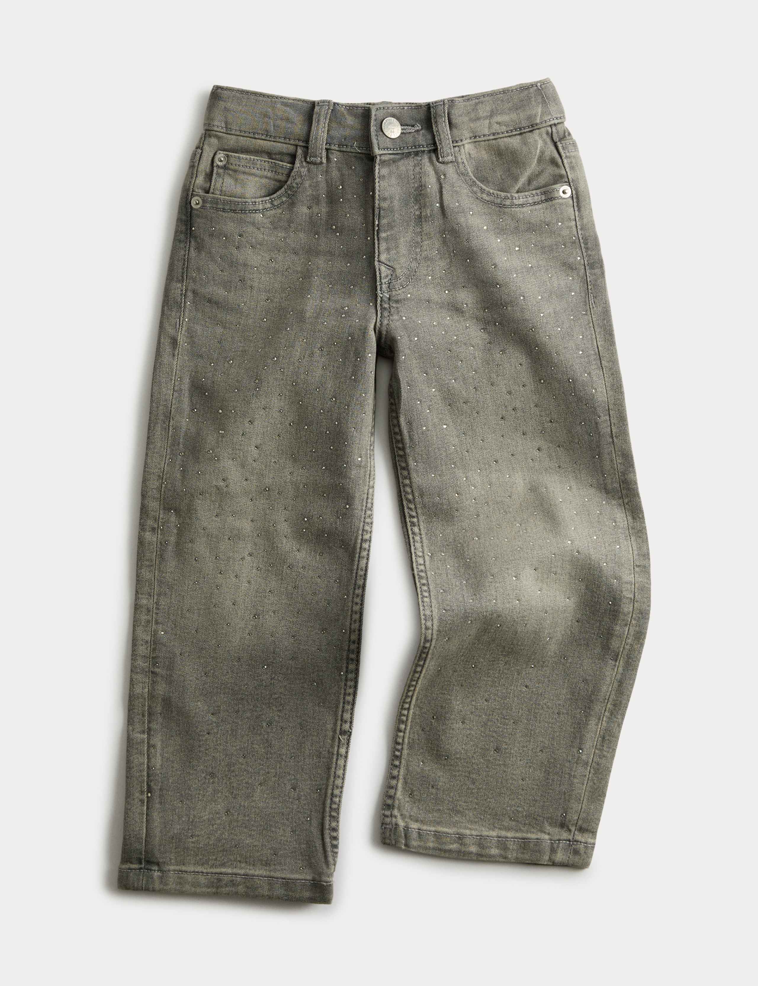 Denim Diamante Jeans (2-8 Yrs) 1 of 4
