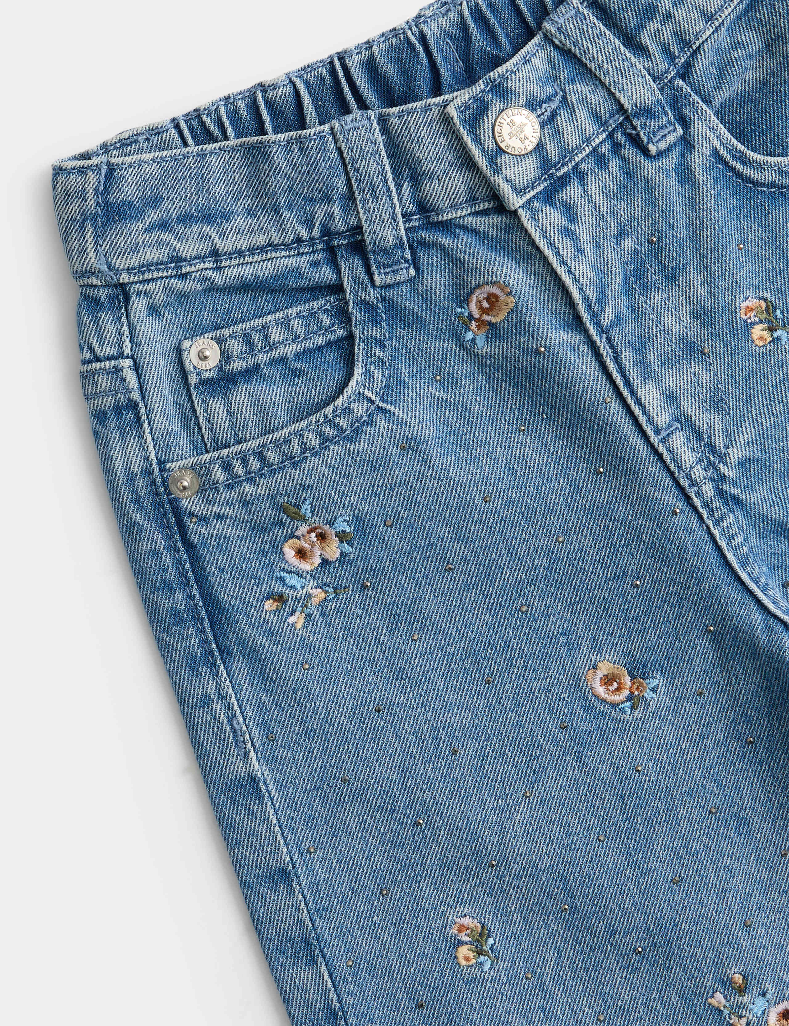 Regular Denim Embroidery Jeans (2-10 Years) 3 of 3