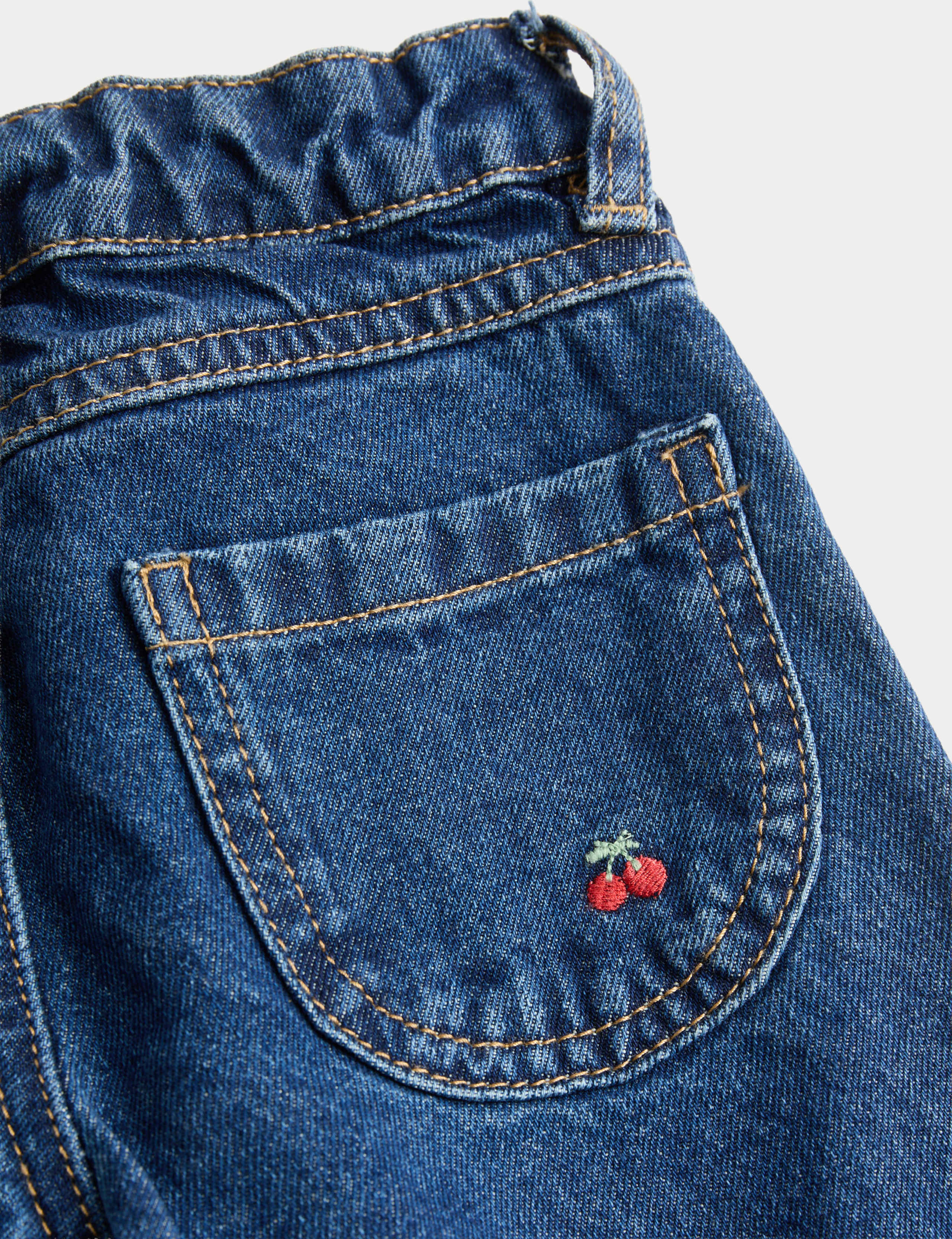 Denim Embroidered Jeans (2-10 Yrs) 2 of 2