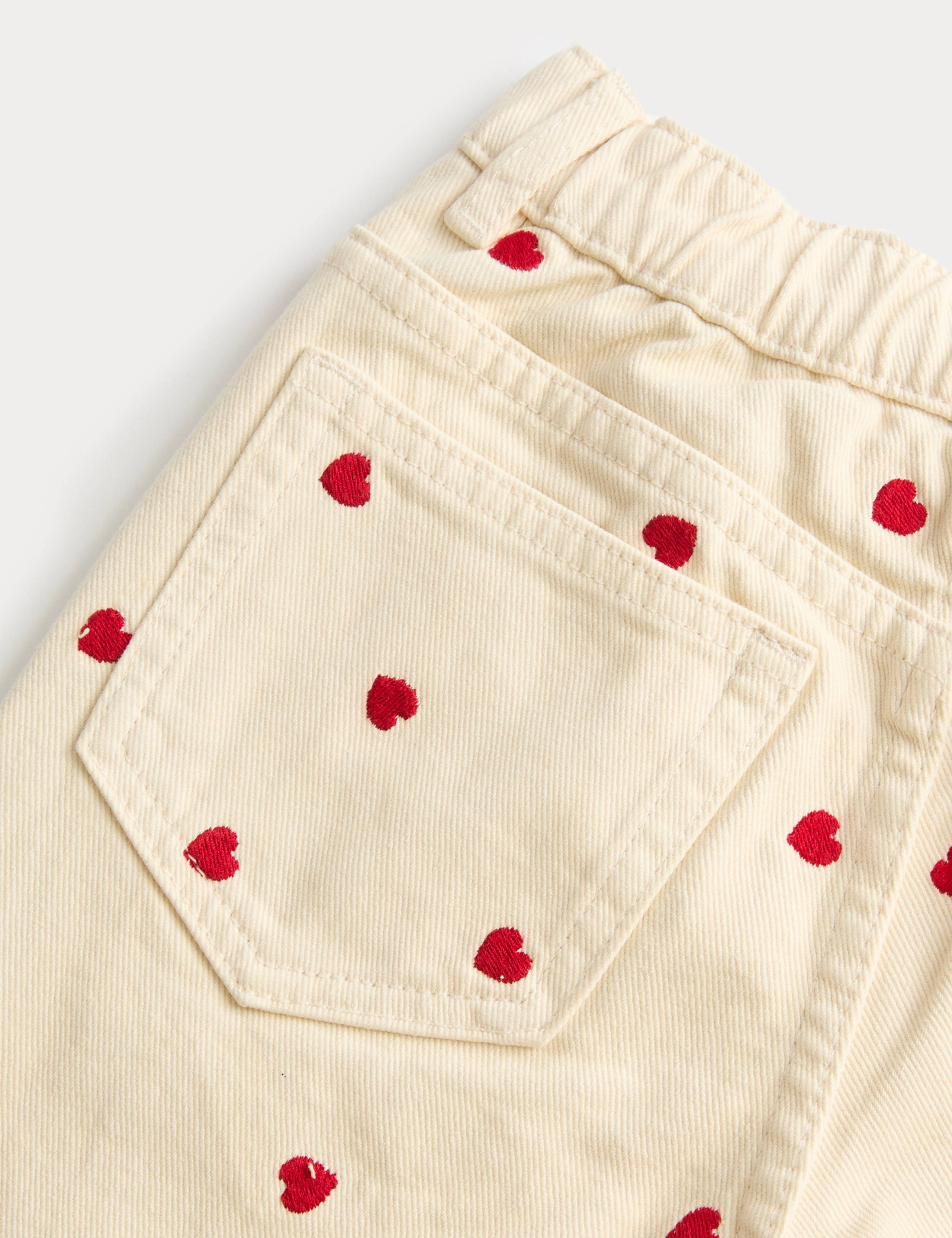 Heart Embroidered Denim Jeans (2-10 Years) 2 of 2